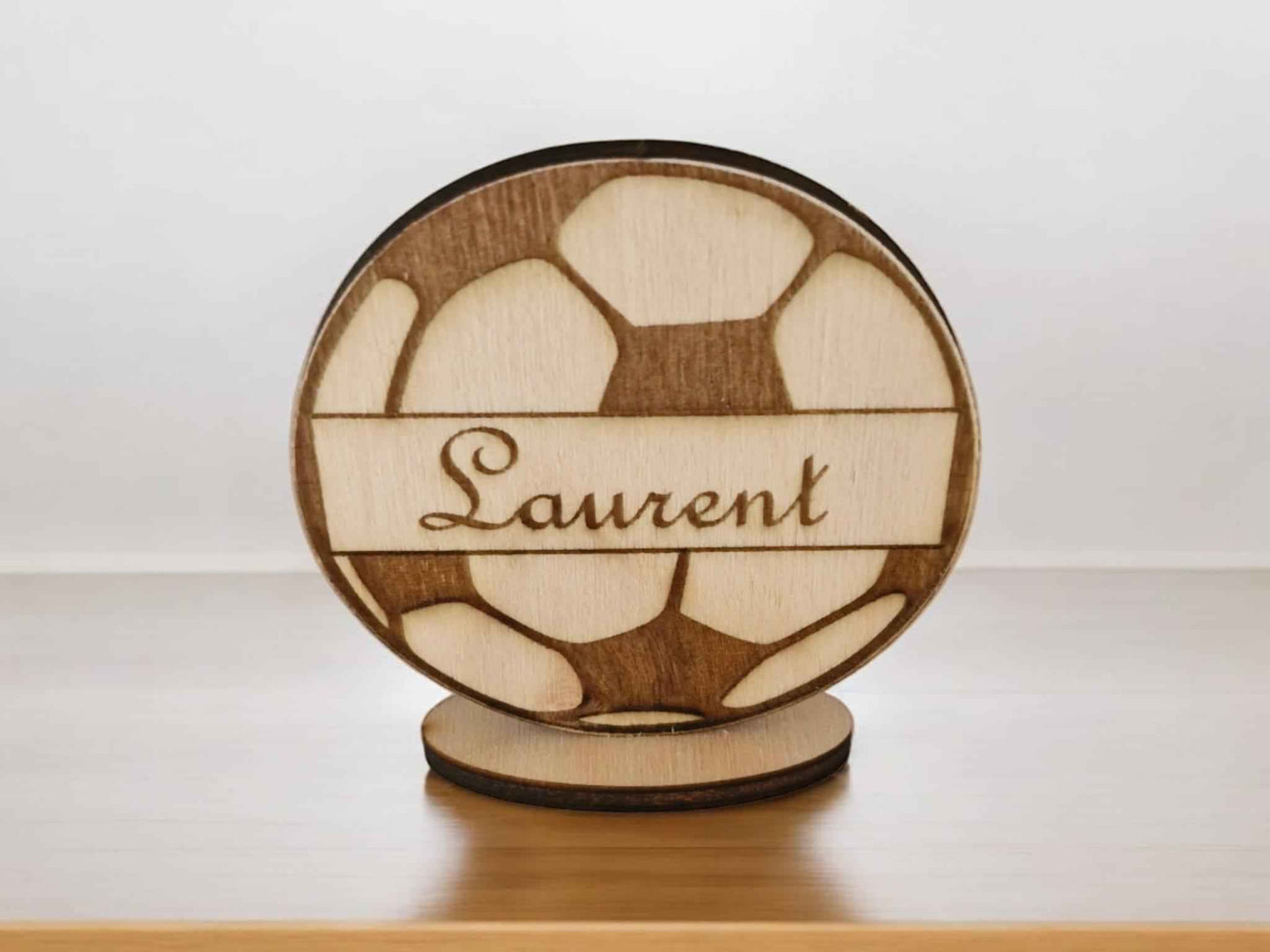 Marque-places Ballon personnalisés pour événements sportifs - LIJO CREA