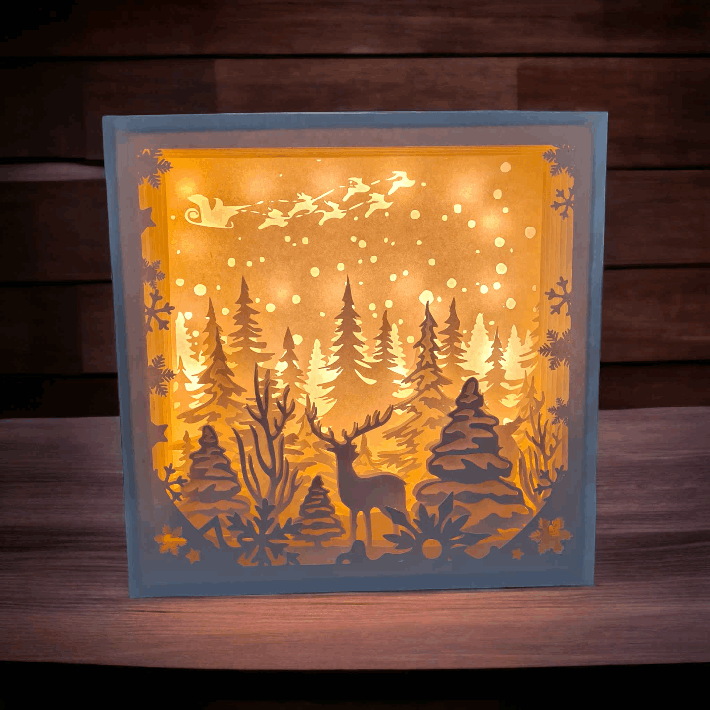 Noël Sapin - Fichier Lightbox Sapin Noël pour Décorations Festives - LIJO CREA