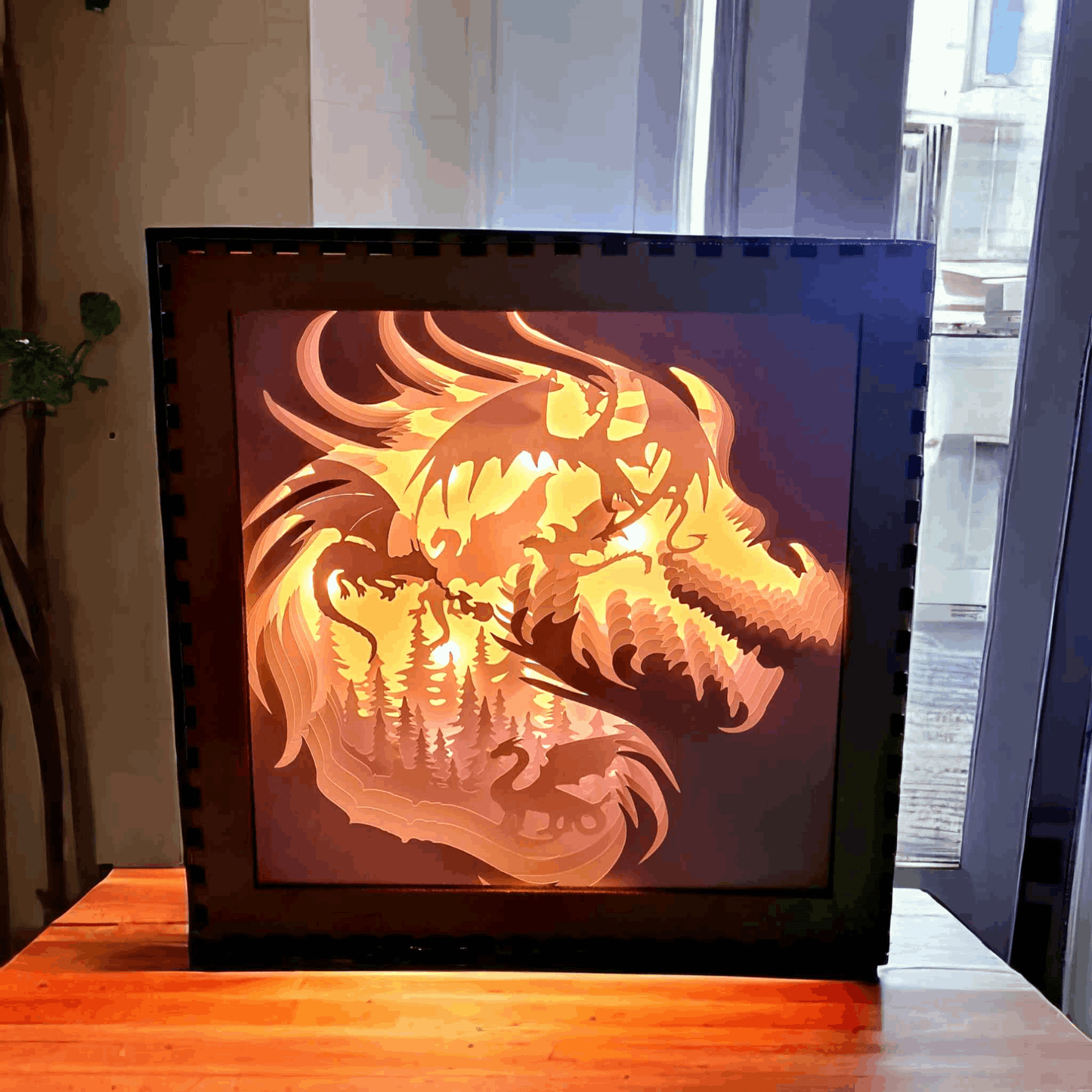 Dragon - Fichier Lightbox Dragon à Télécharger - LIJO CREA