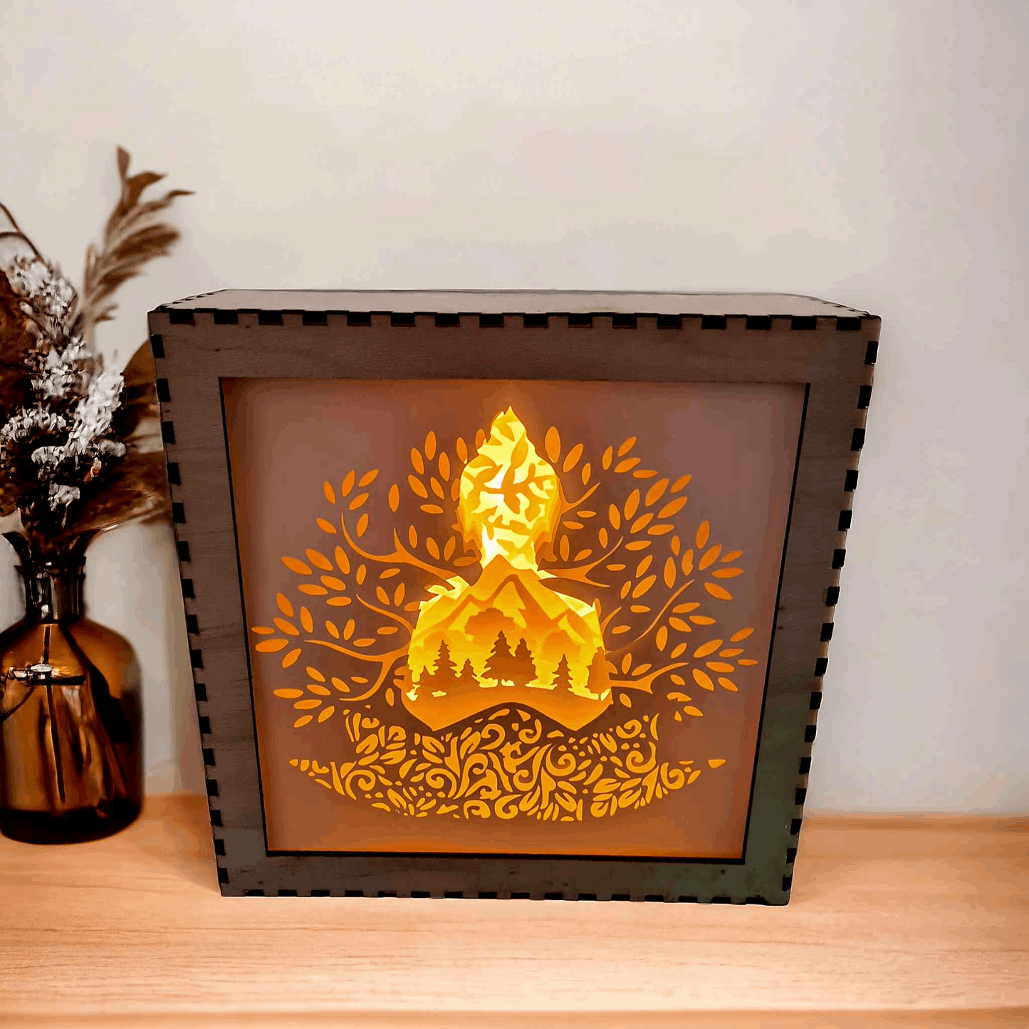 Bouddha - Fichier Lightbox Bouddha pour décoration intérieure - LIJO CREA