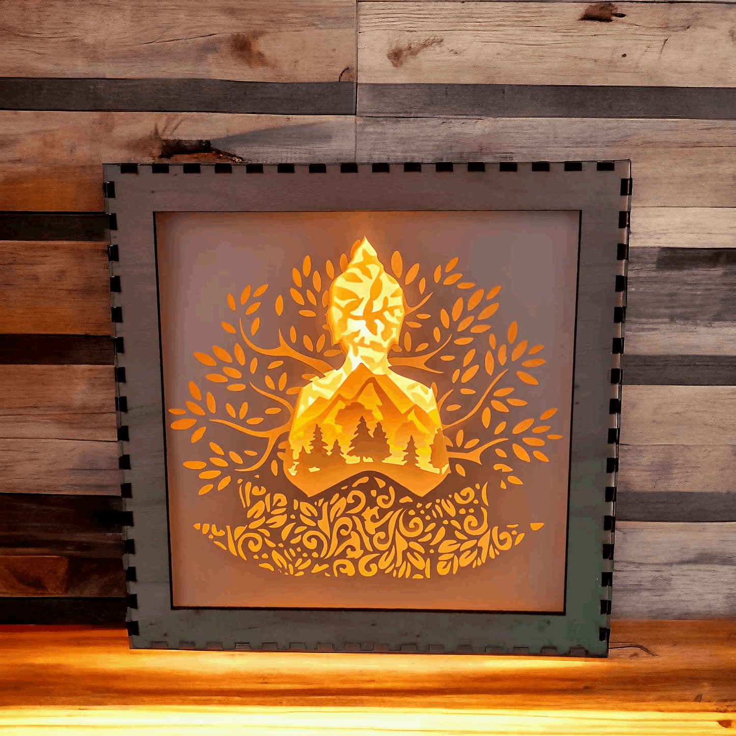 Bouddha - Fichier Lightbox Bouddha pour décoration intérieure - LIJO CREA