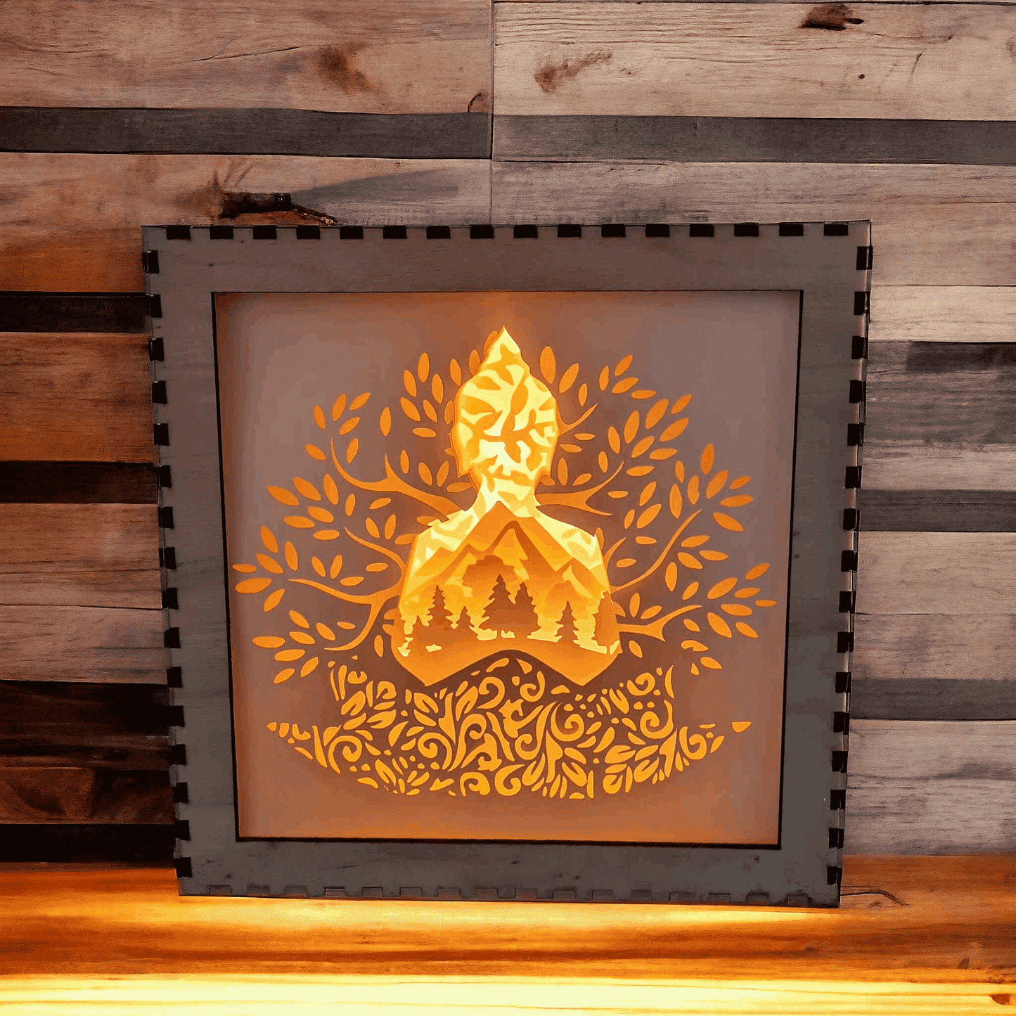 Bouddha - Fichier Lightbox Bouddha pour décoration intérieure - LIJO CREA