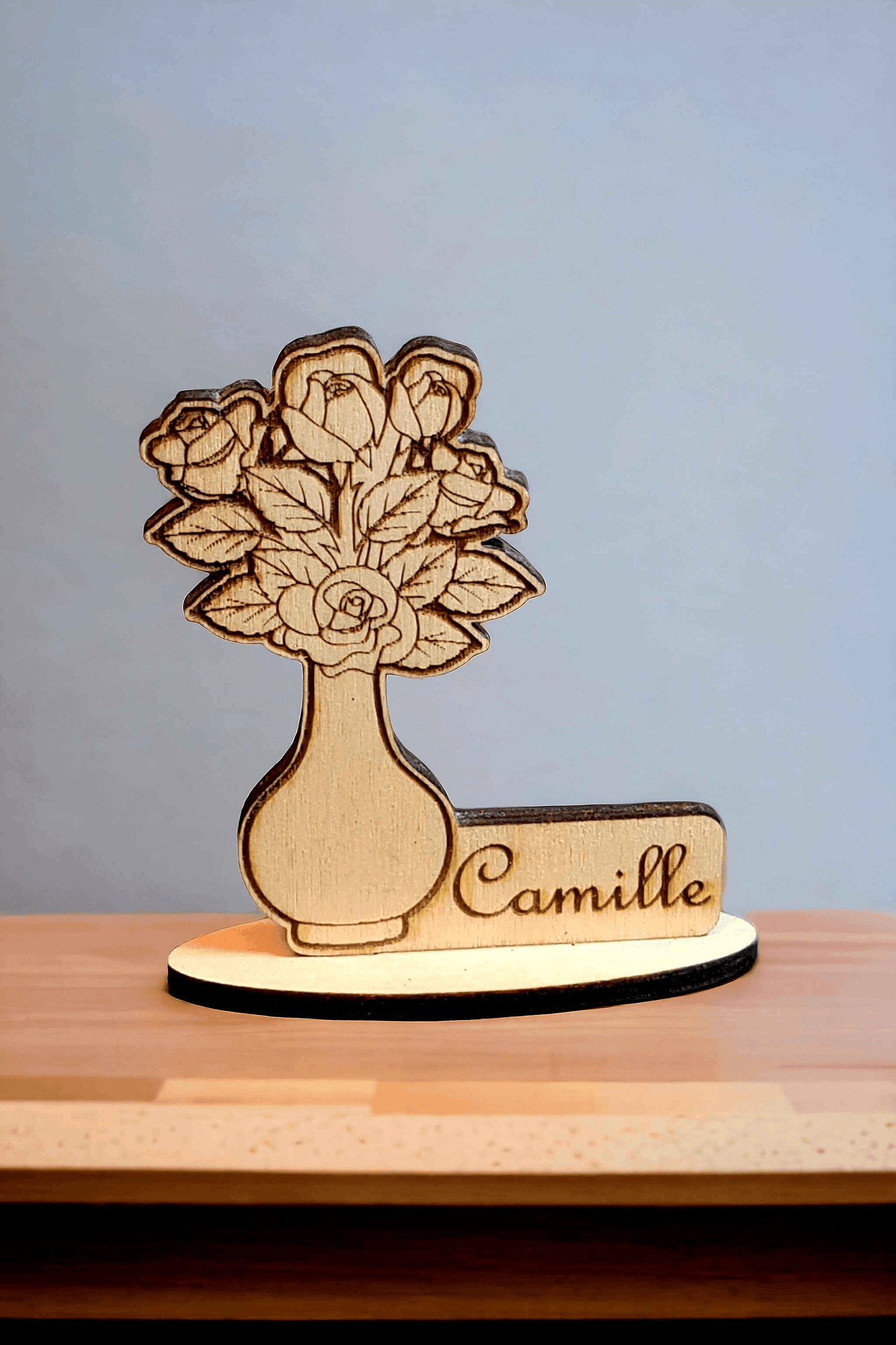 Marque-place fleurs Élégant pour une table chic - LIJO CREA