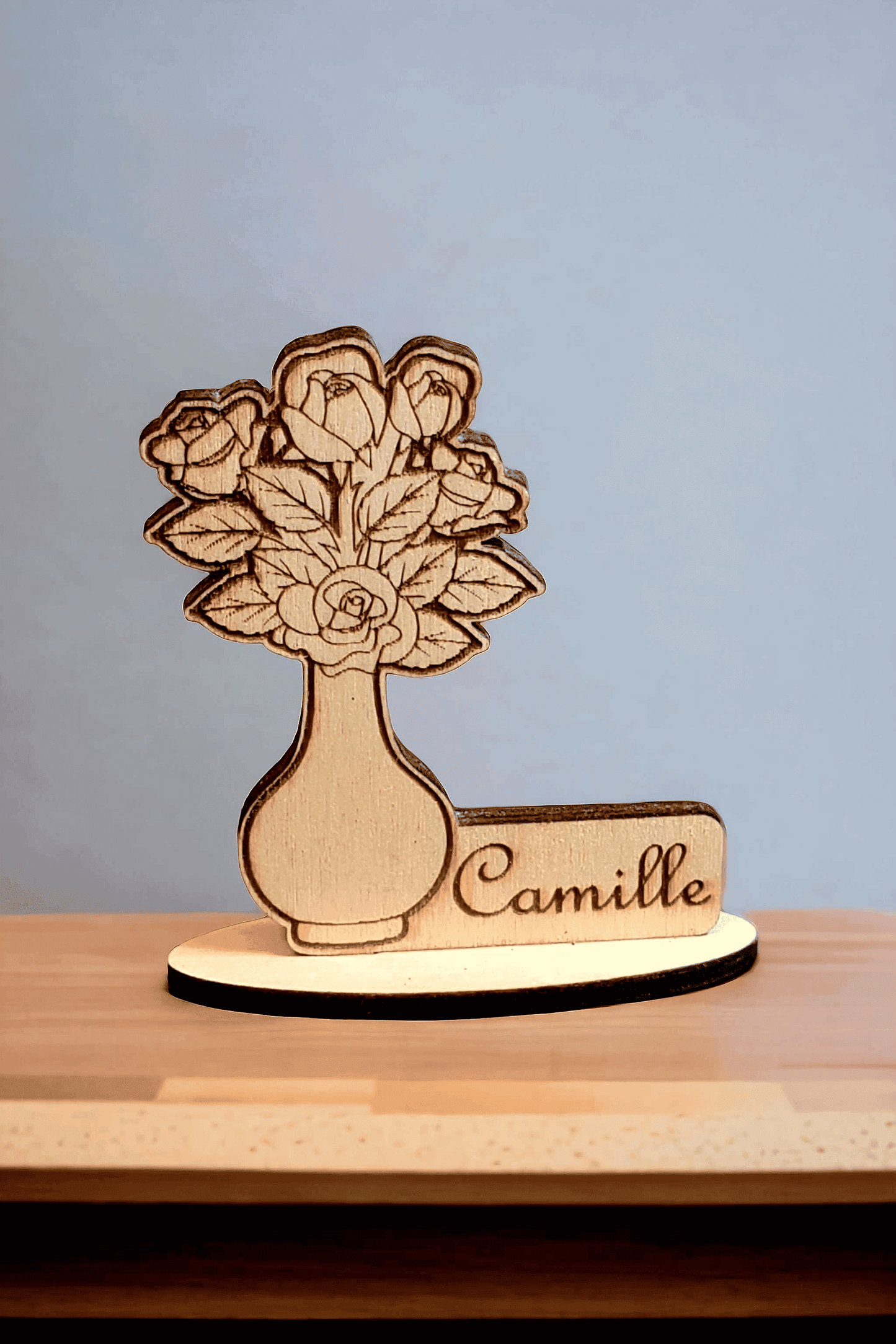 Marque-place fleurs Élégant pour une table chic - LIJO CREA