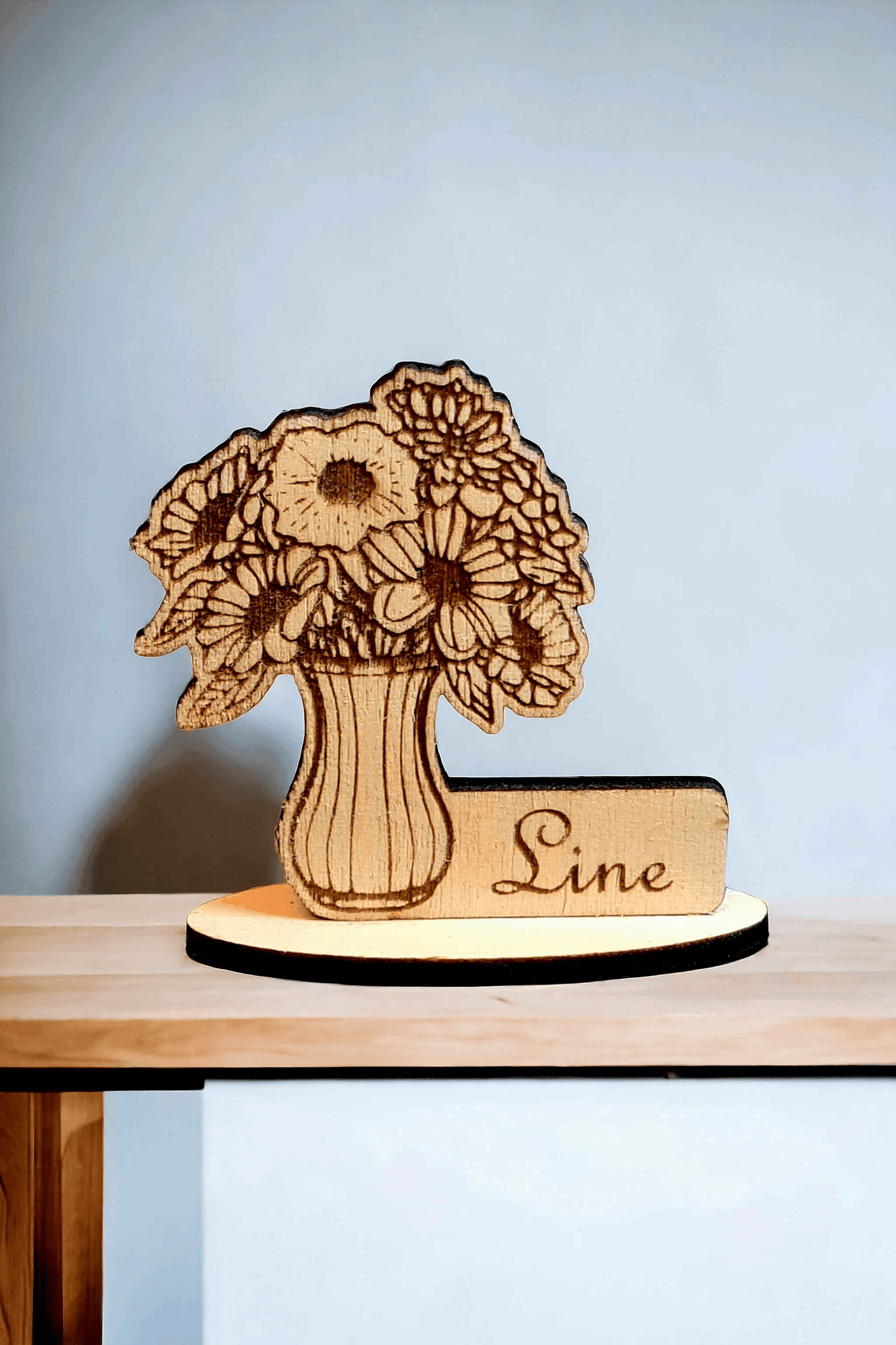 Marque-place fleurs Élégant pour une table chic - LIJO CREA