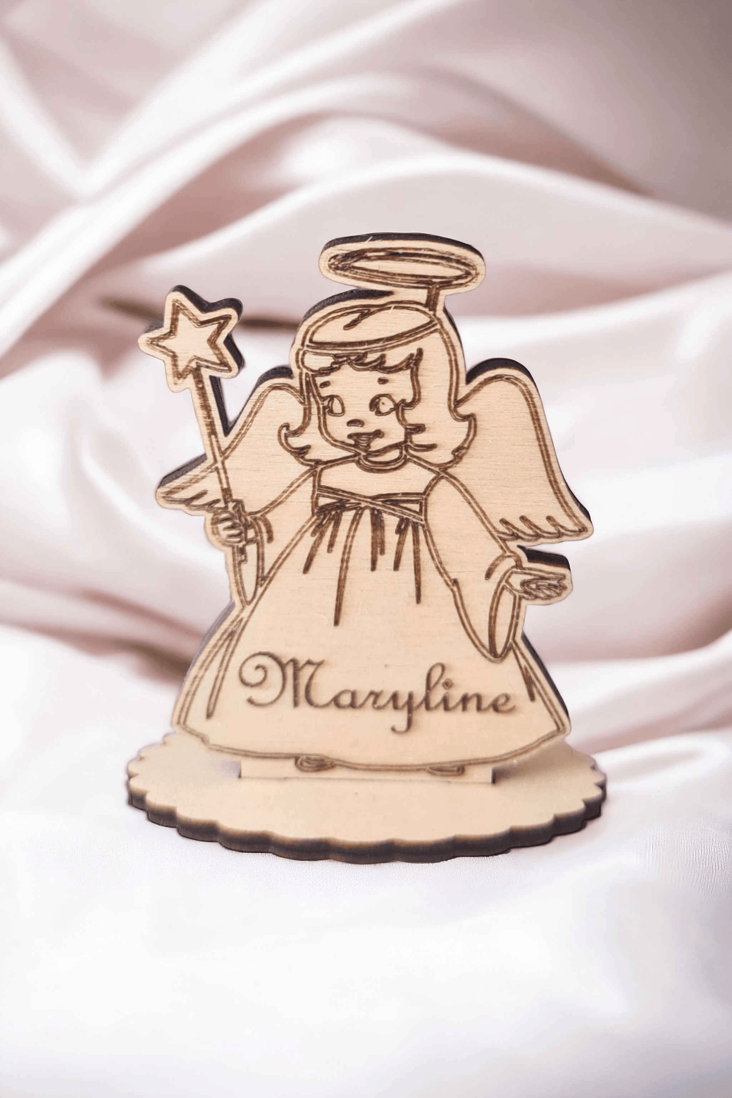 Marque-places Oursons Anges - Décoration Originale pour Événements - LIJO CREA