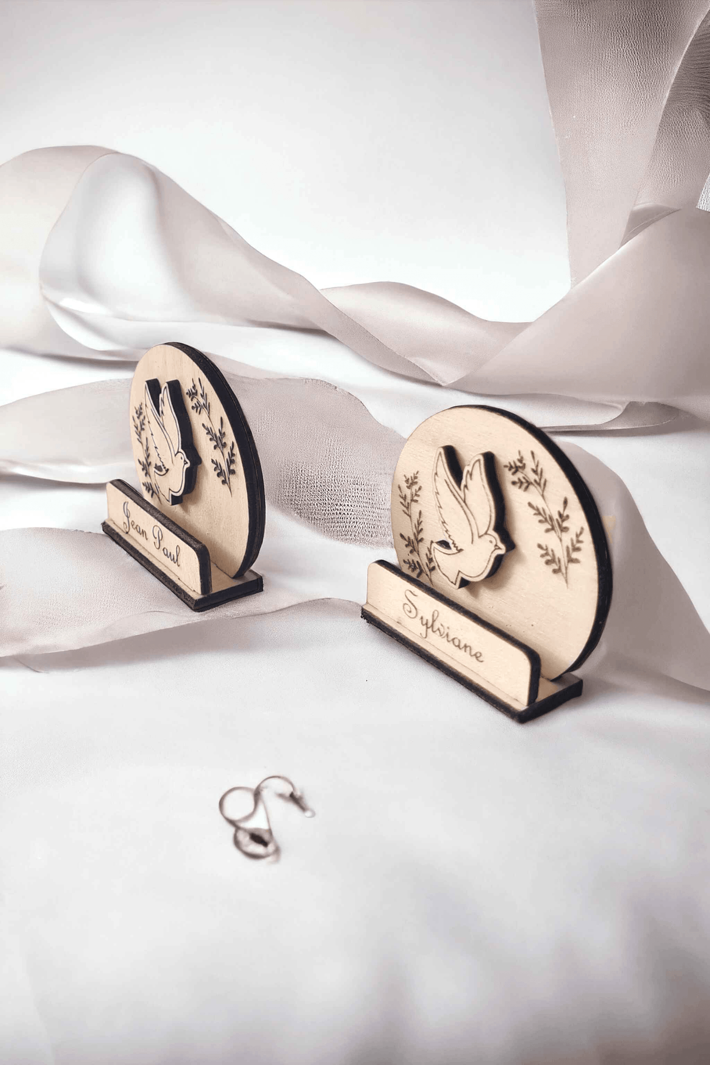Marque-places Coeur mariage - Mariage élégants et personnalisés - LIJO CREA