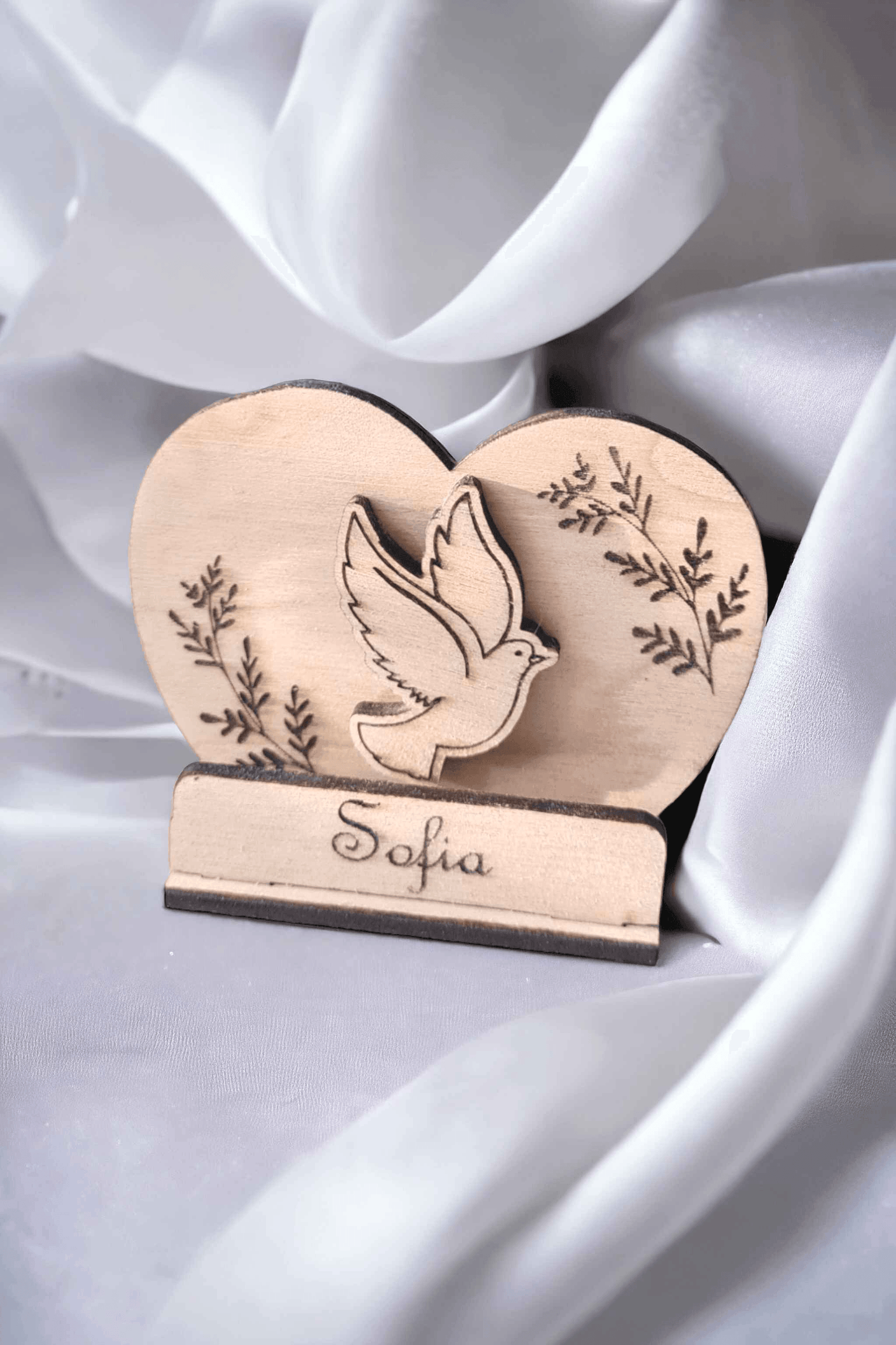 Marque-places Coeur mariage - Mariage élégants et personnalisés - LIJO CREA