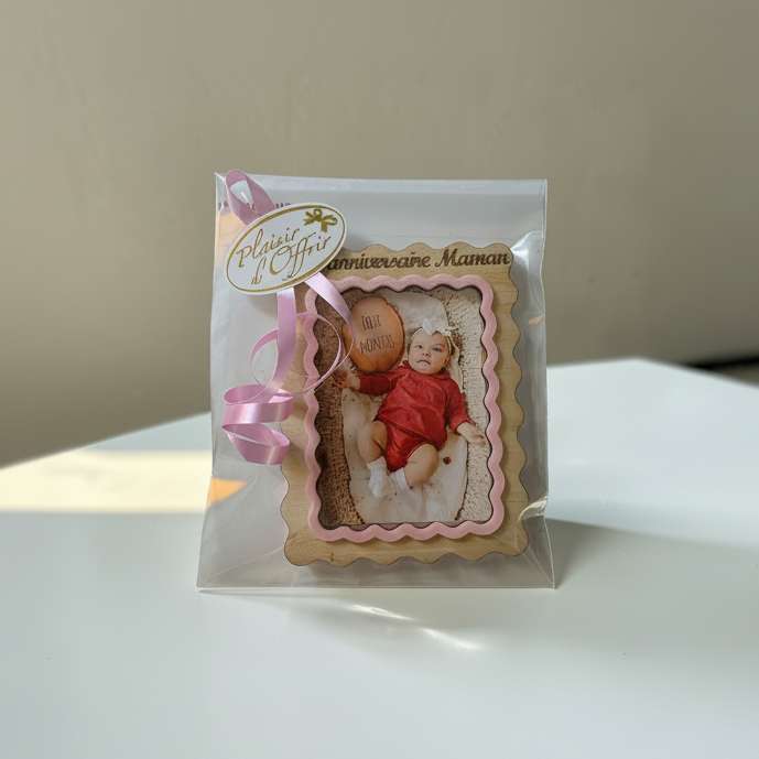 cadre photo magnet personnalise impression 3d bois idee cadeau