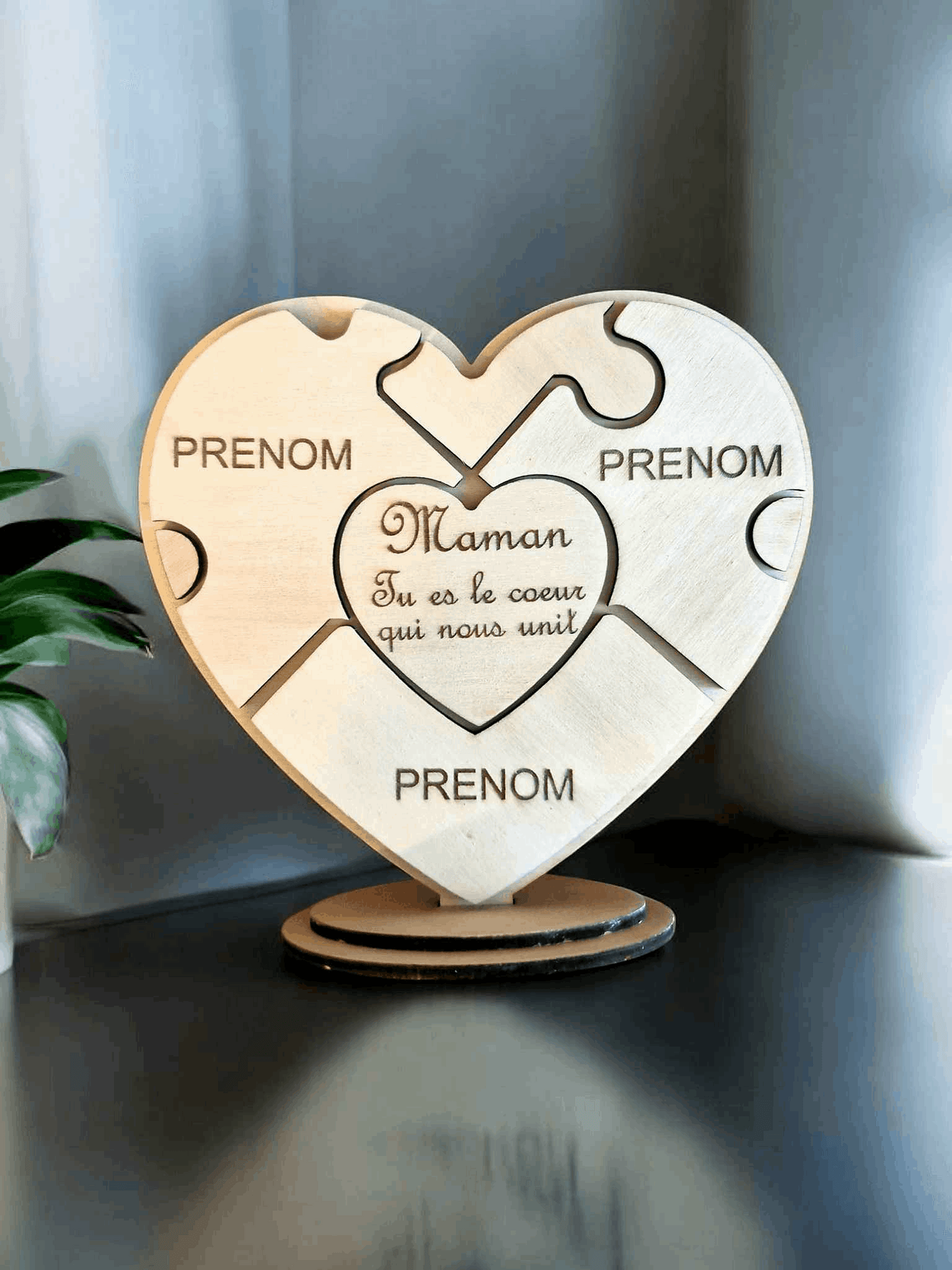 Coeur puzzle cadeau fête des mères - LIJO CREA