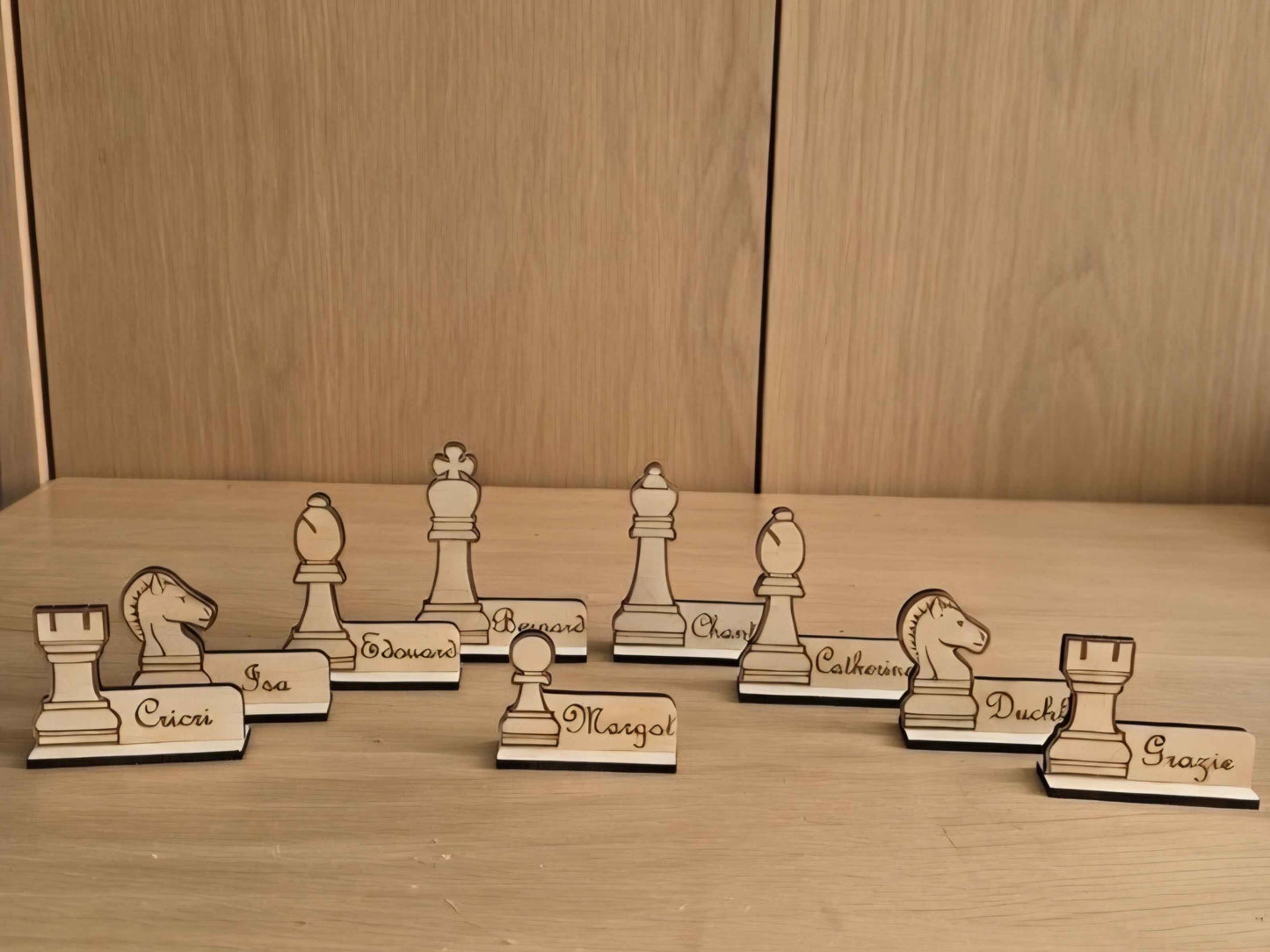 Marque place pièces d’échecs