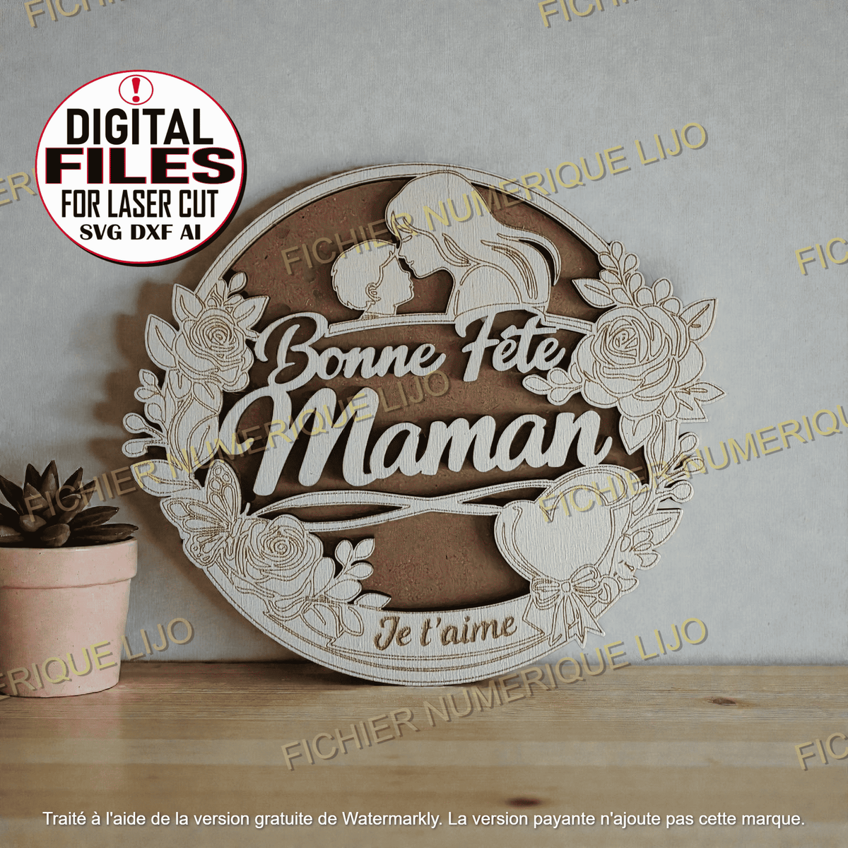 Fichier décoration fête des mères