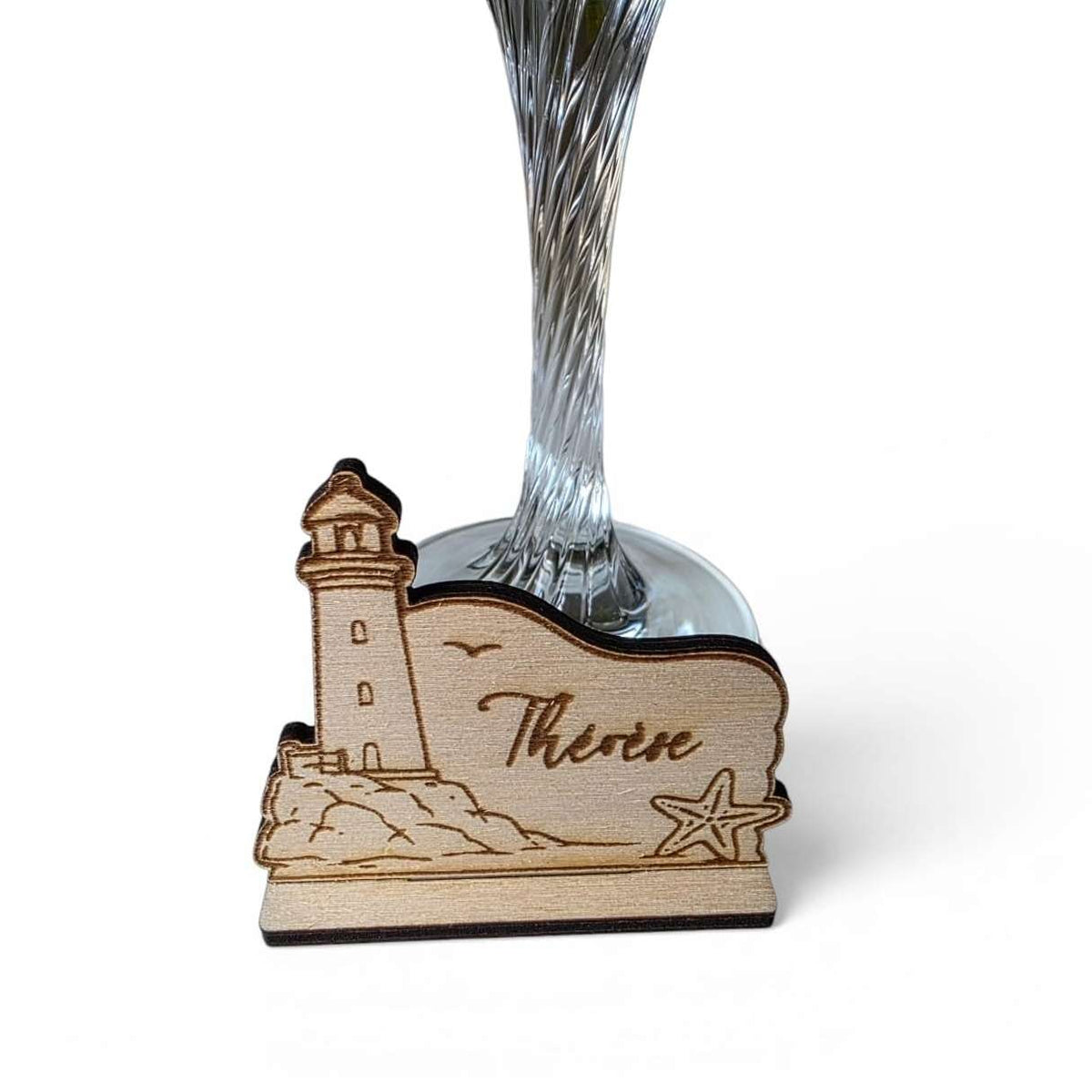 marque place phare breton bretagne mer océan plage mariage personnalisé décoration de table anniversaire fête