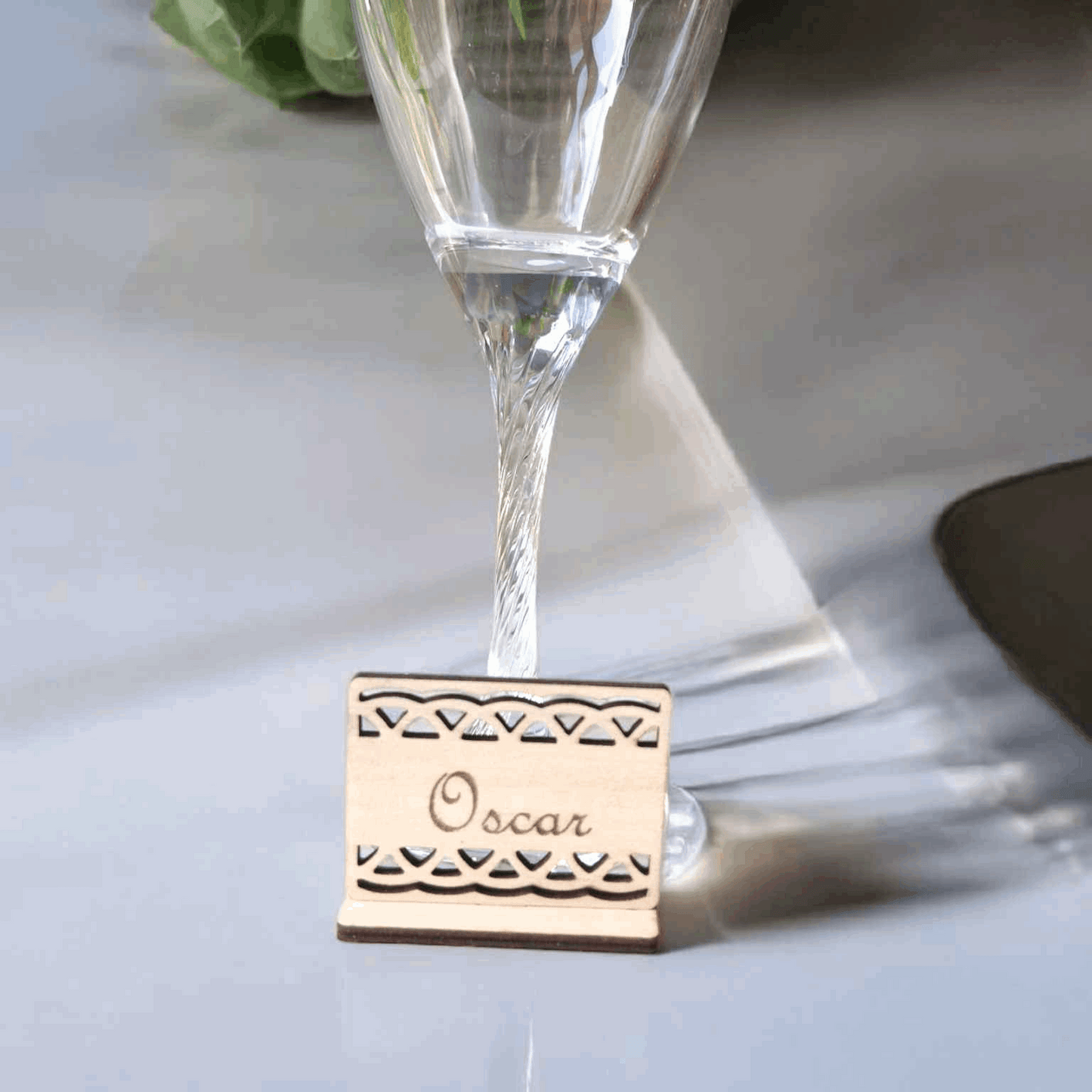 Marque-places Dentelle Fleurs Élégants pour Mariages et Événements - LIJO CREA