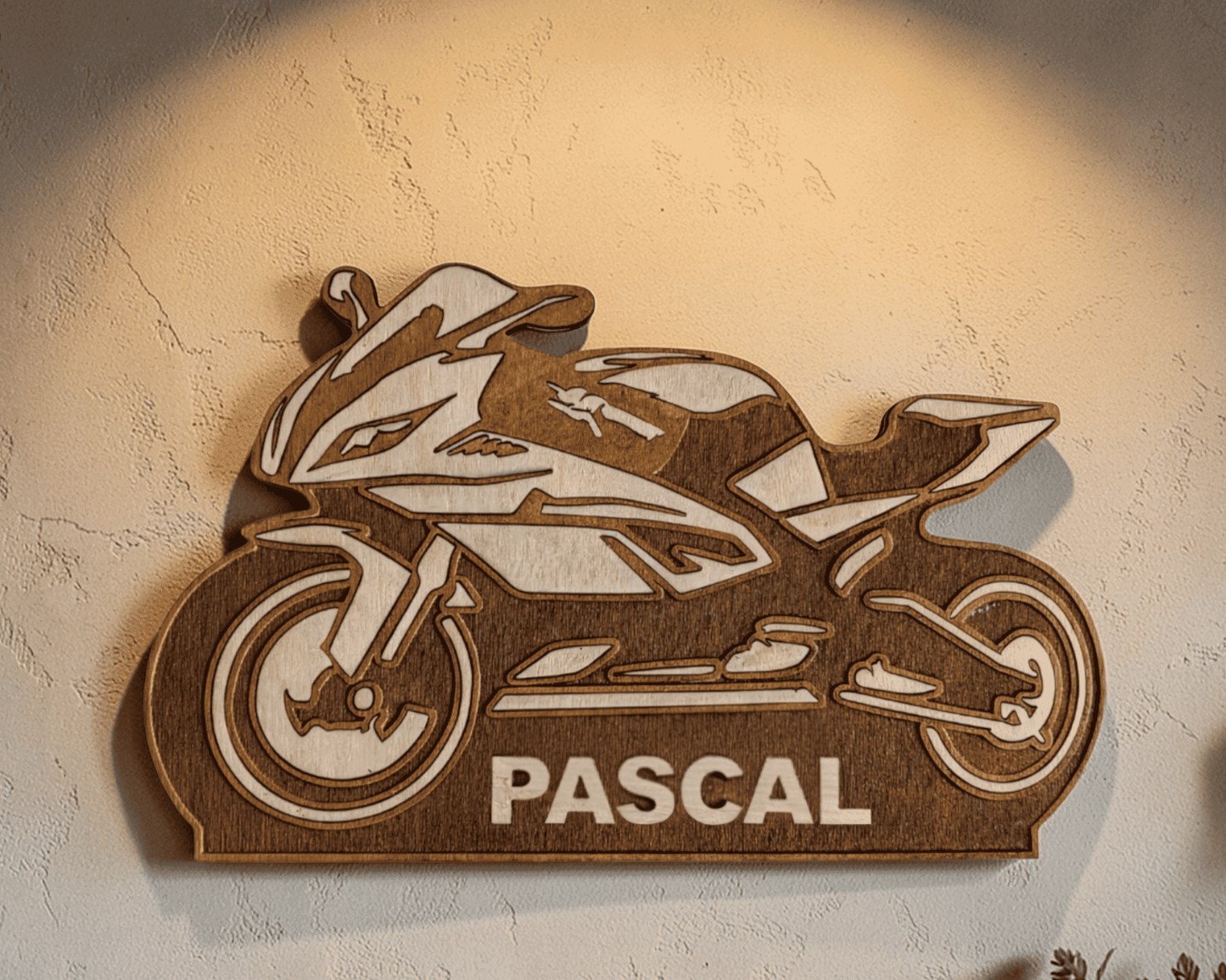 Decoration murale moto