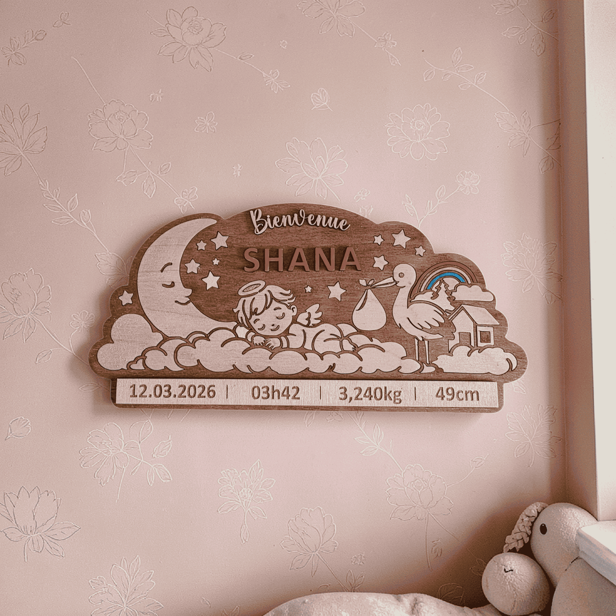 Decoration murale naissance