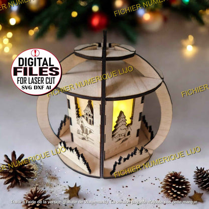 Lanterne de Noël : Fichier Lanterne à Télécharger - LIJO CREA