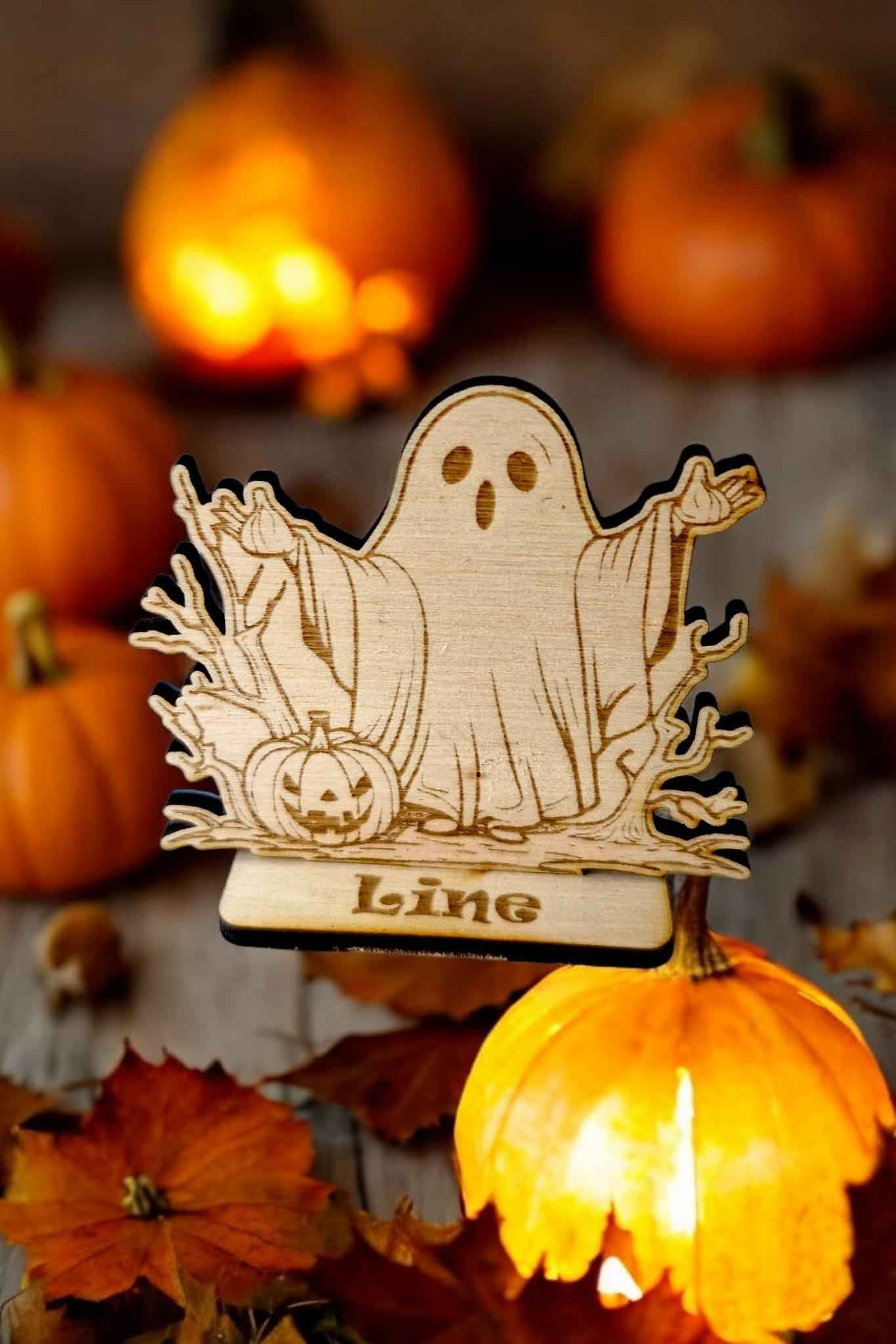 Marque-places Halloween personnalisés : Sorcière, Fantôme, Citrouille - LIJO CREA