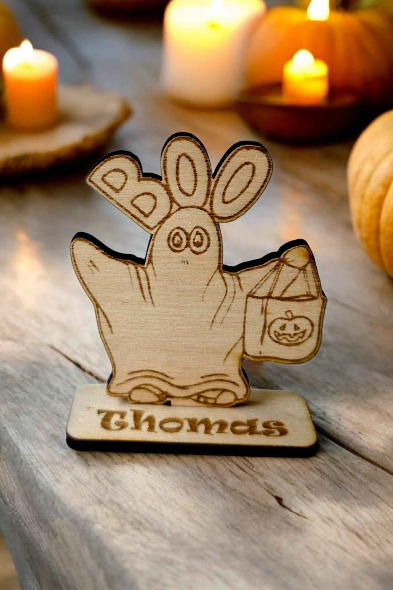 Marque-places Halloween personnalisés : Sorcière, Fantôme, Citrouille - LIJO CREA