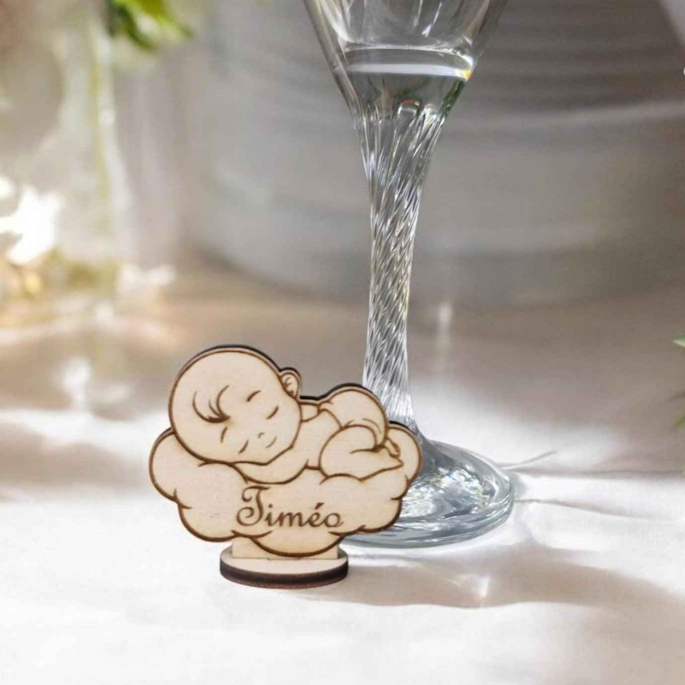 Marque-places bébé pour célébrations réussies - LIJO CREA