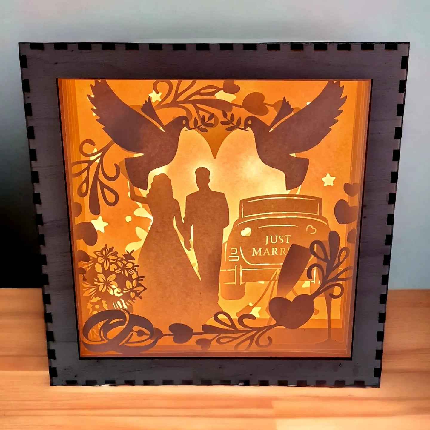 Mariage Voiture - Fichier Lightbox Voiture Mariage - LIJO CREA