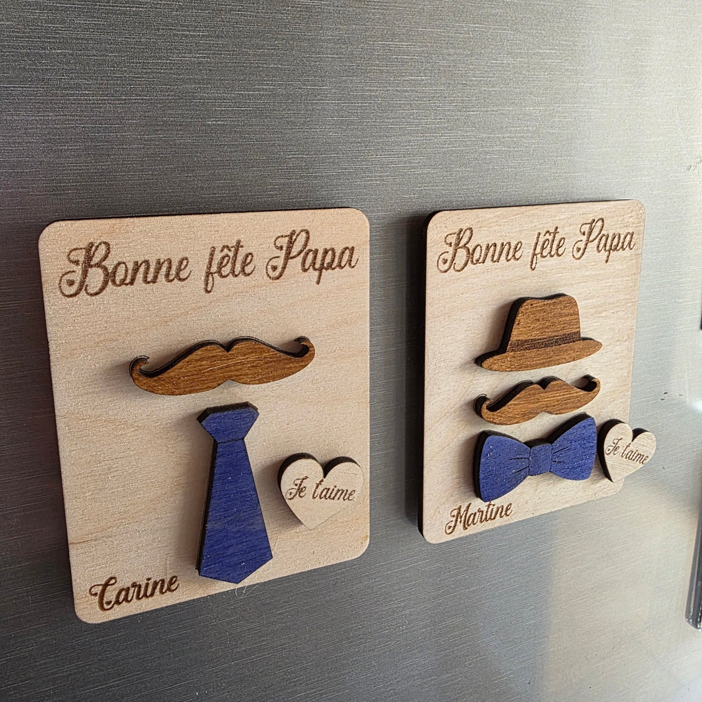 magnet fête des pères papi tonton idée cadeau original aimant frigo personnalisé 