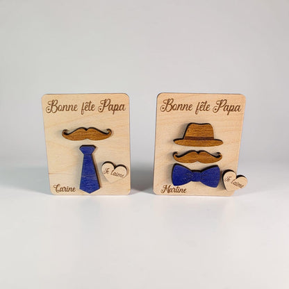 magnet fête des pères papi tonton idée cadeau original aimant frigo personnalisé 