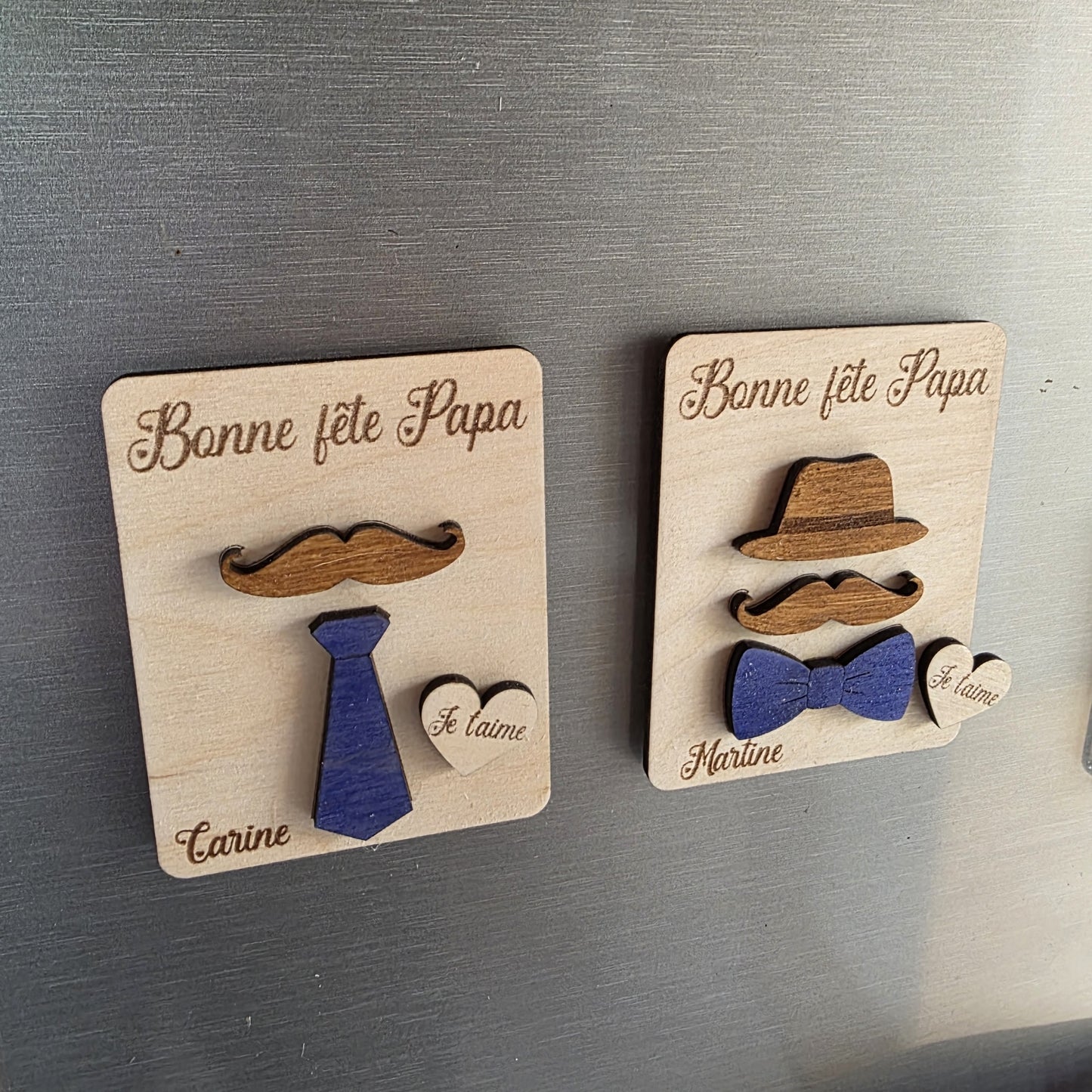 magnet fête des pères papi tonton idée cadeau original aimant frigo personnalisé 