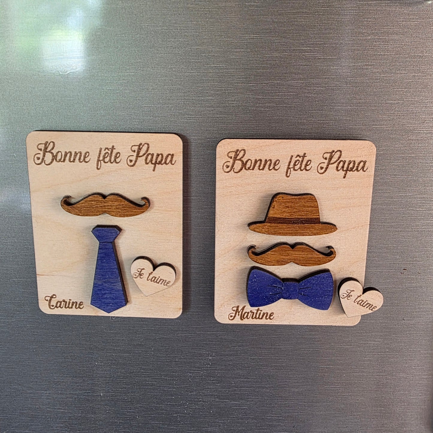 magnet fête des pères papi tonton idée cadeau original aimant frigo personnalisé 
