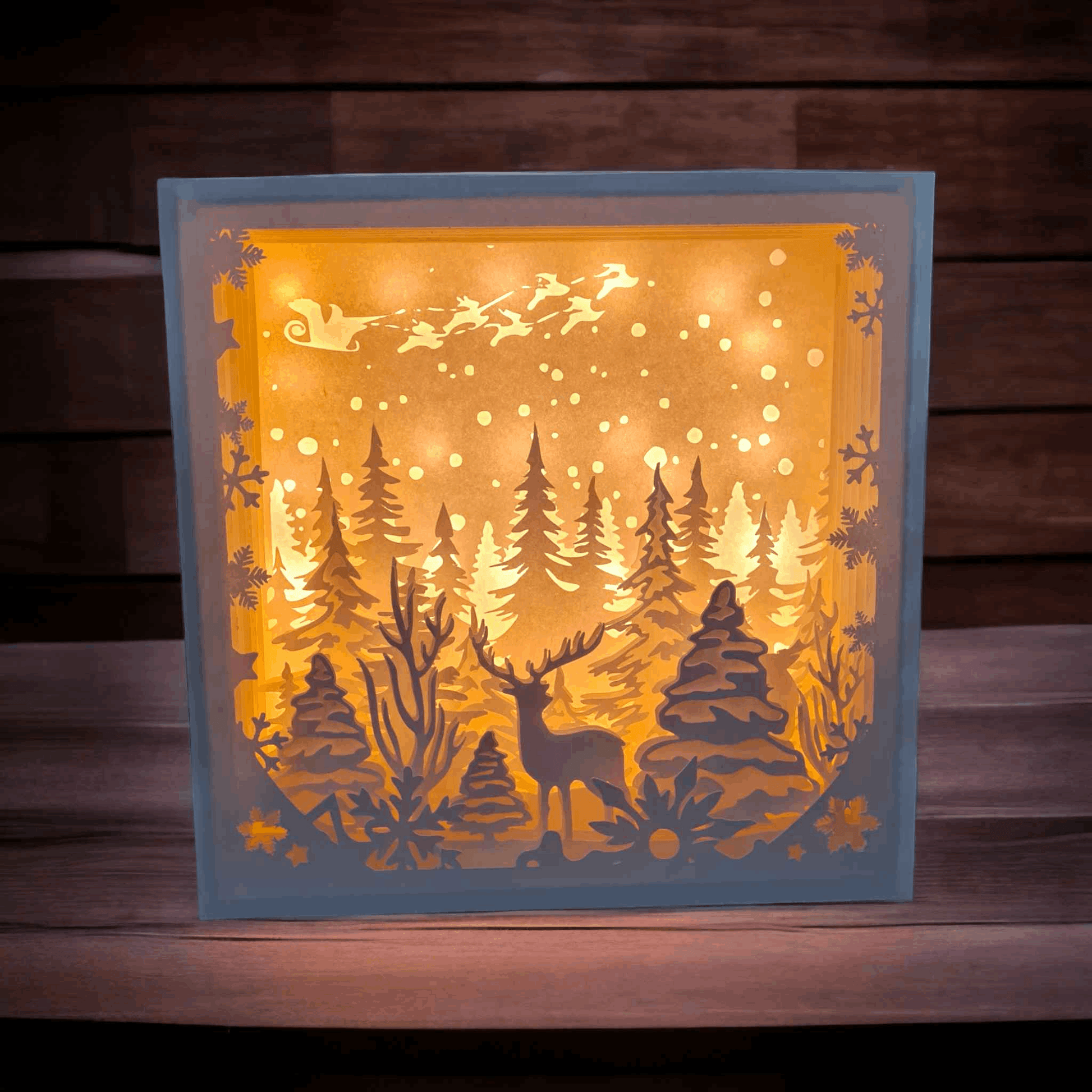 Noël Sapin - Fichier Lightbox Sapin Noël pour Décorations Festives - LIJO CREA