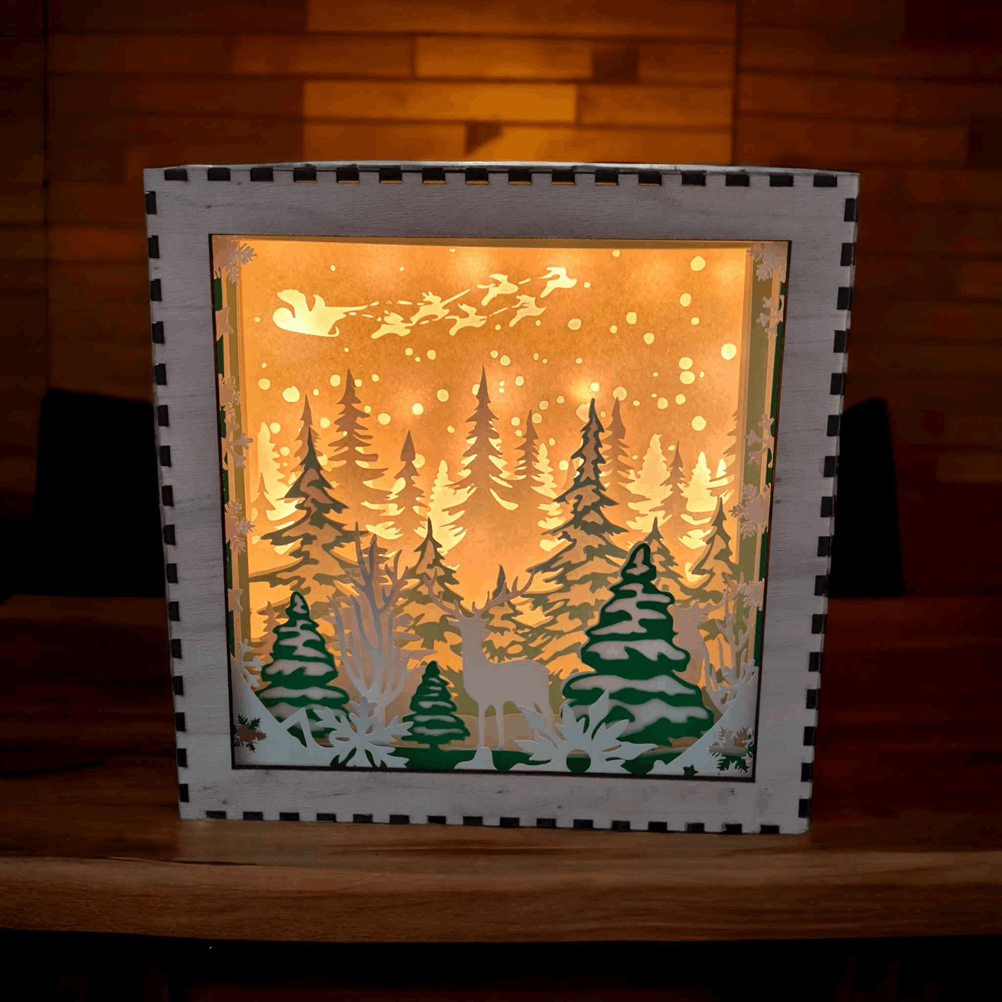 Noël Sapin - Fichier Lightbox Sapin Noël pour Décorations Festives - LIJO CREA