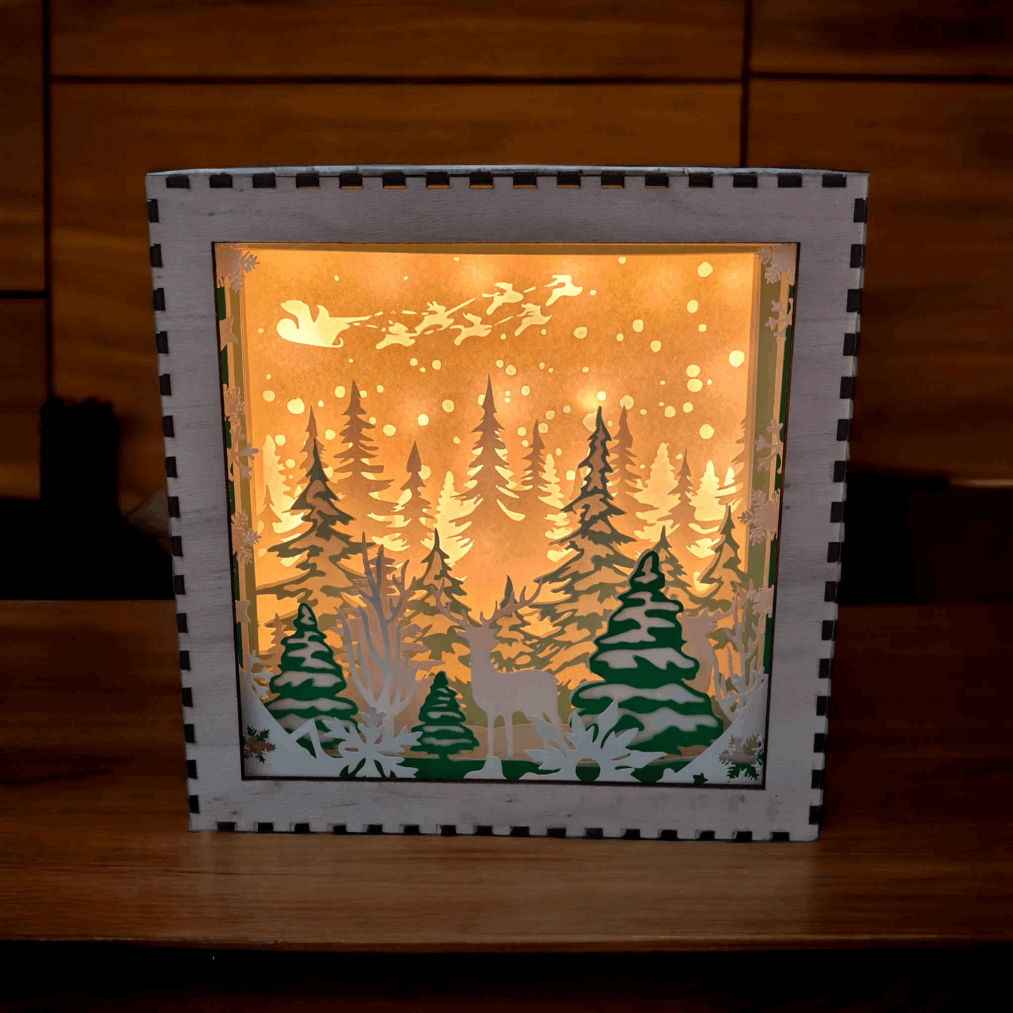 Noël Sapin - Fichier Lightbox Sapin Noël pour Décorations Festives - LIJO CREA