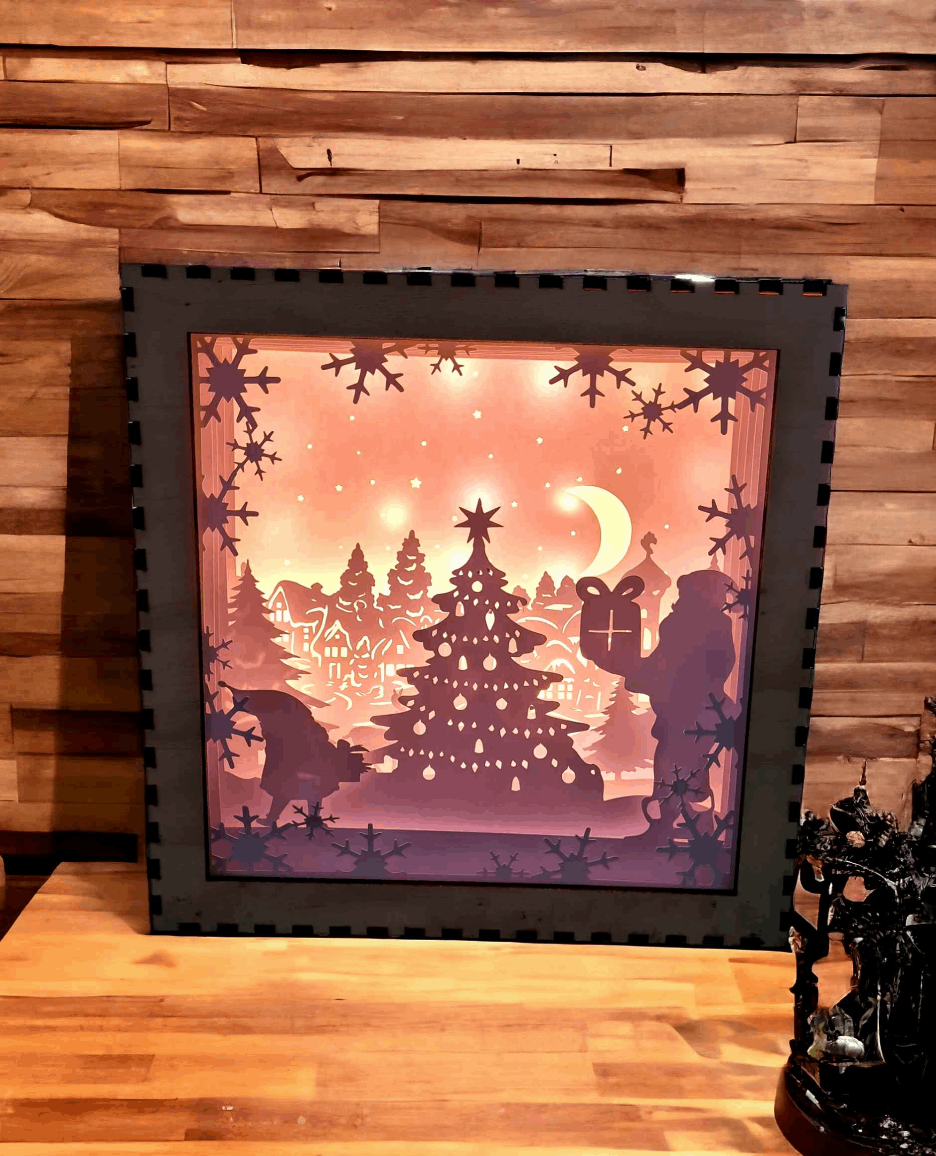 Sapin de Noël - Fichier Lightbox Sapin Noël à Télécharger - LIJO CREA