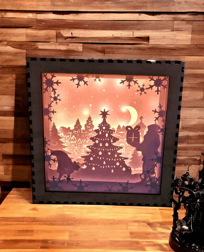 Sapin de Noël - Fichier Lightbox Sapin Noël à Télécharger - LIJO CREA