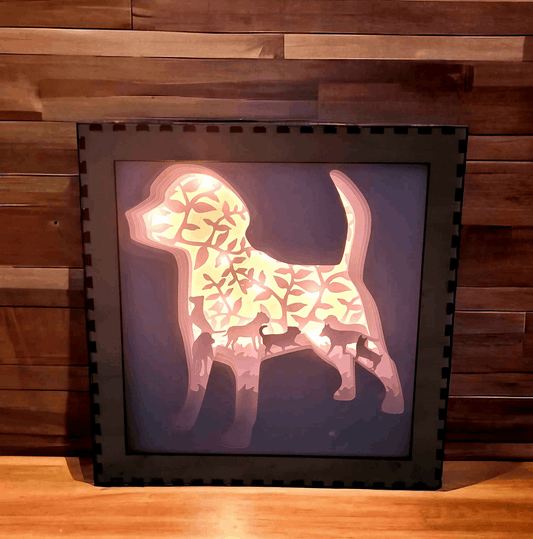 Chien - Fichier Lightbox Chien à télécharger - LIJO CREA
