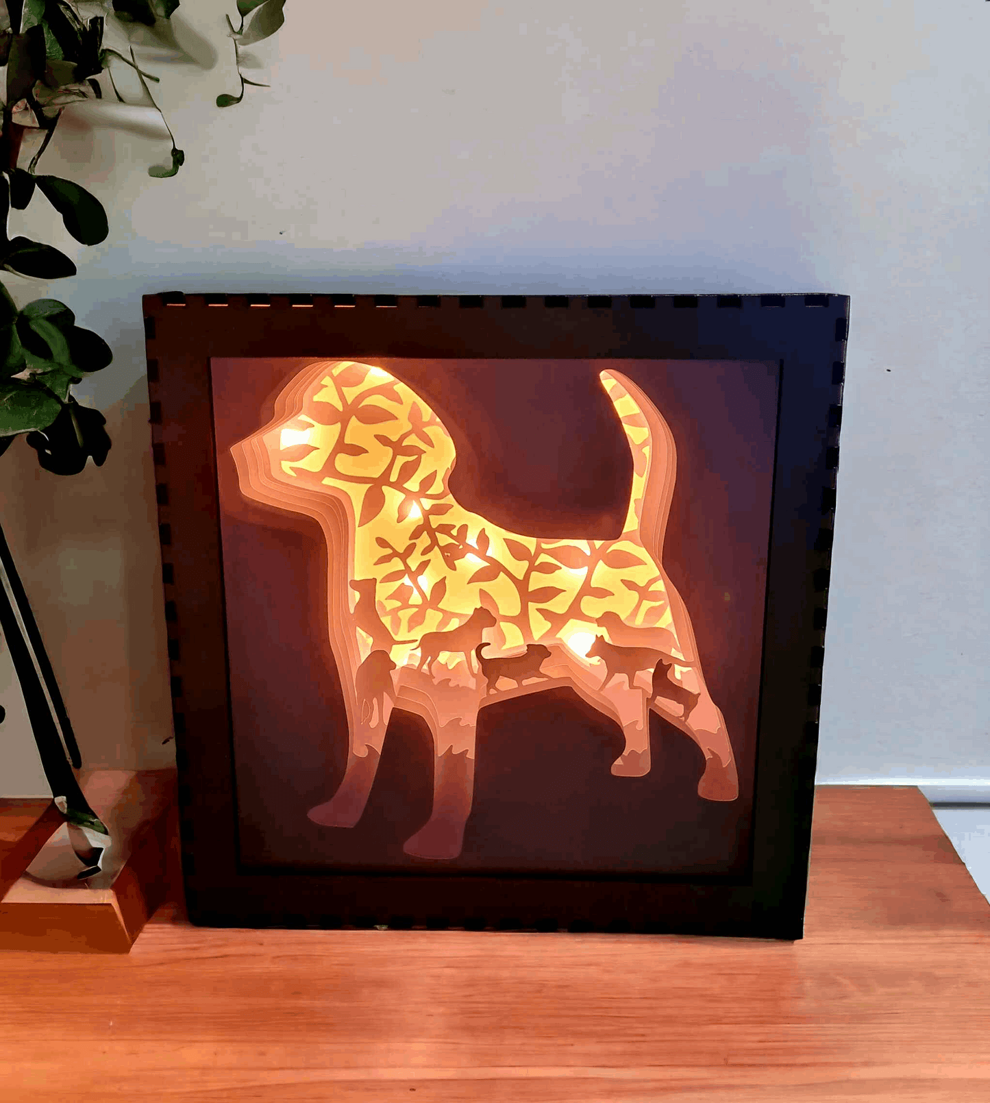 Chien - Fichier Lightbox Chien à télécharger - LIJO CREA