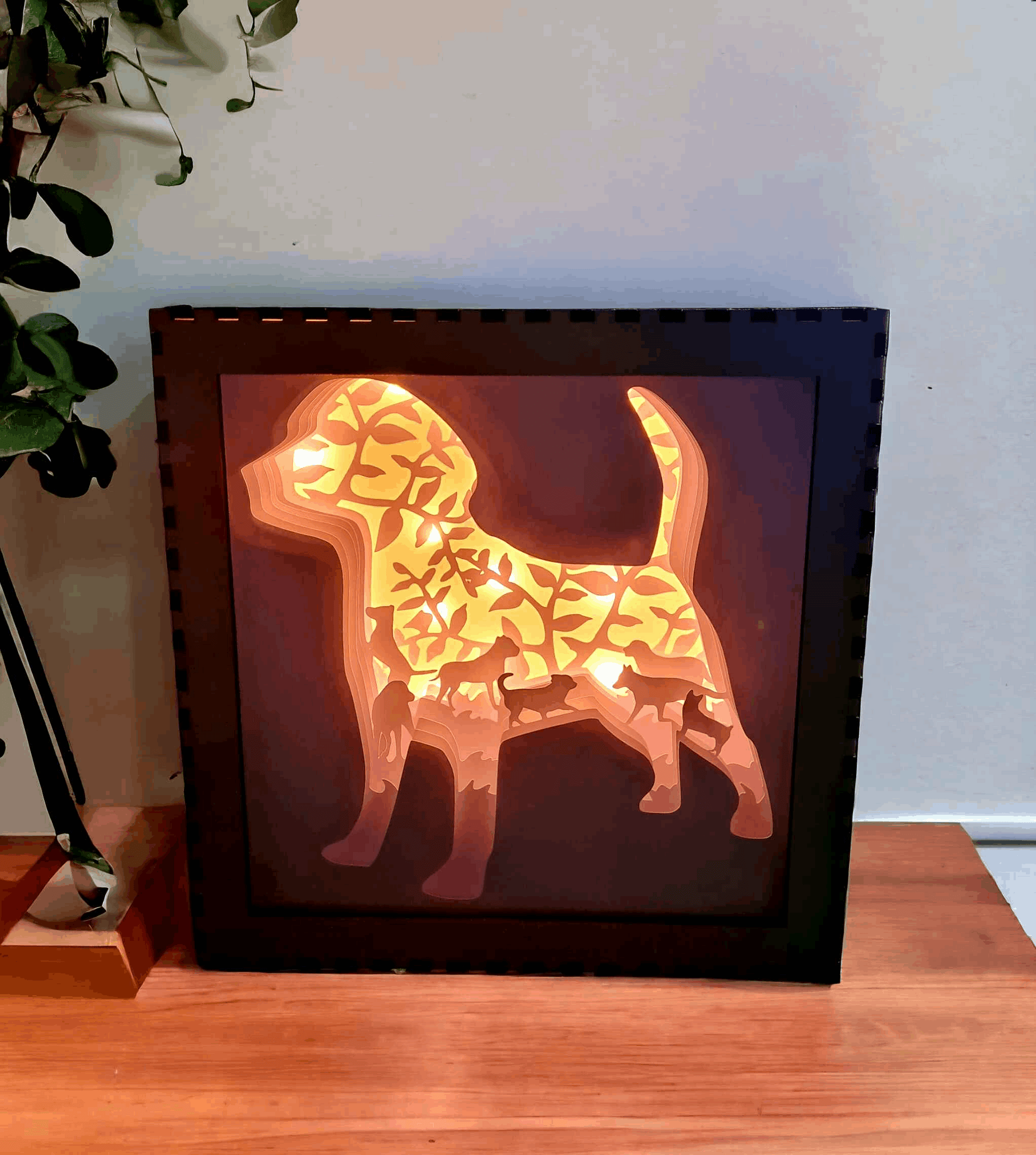 Chien - Fichier Lightbox Chien à télécharger - LIJO CREA