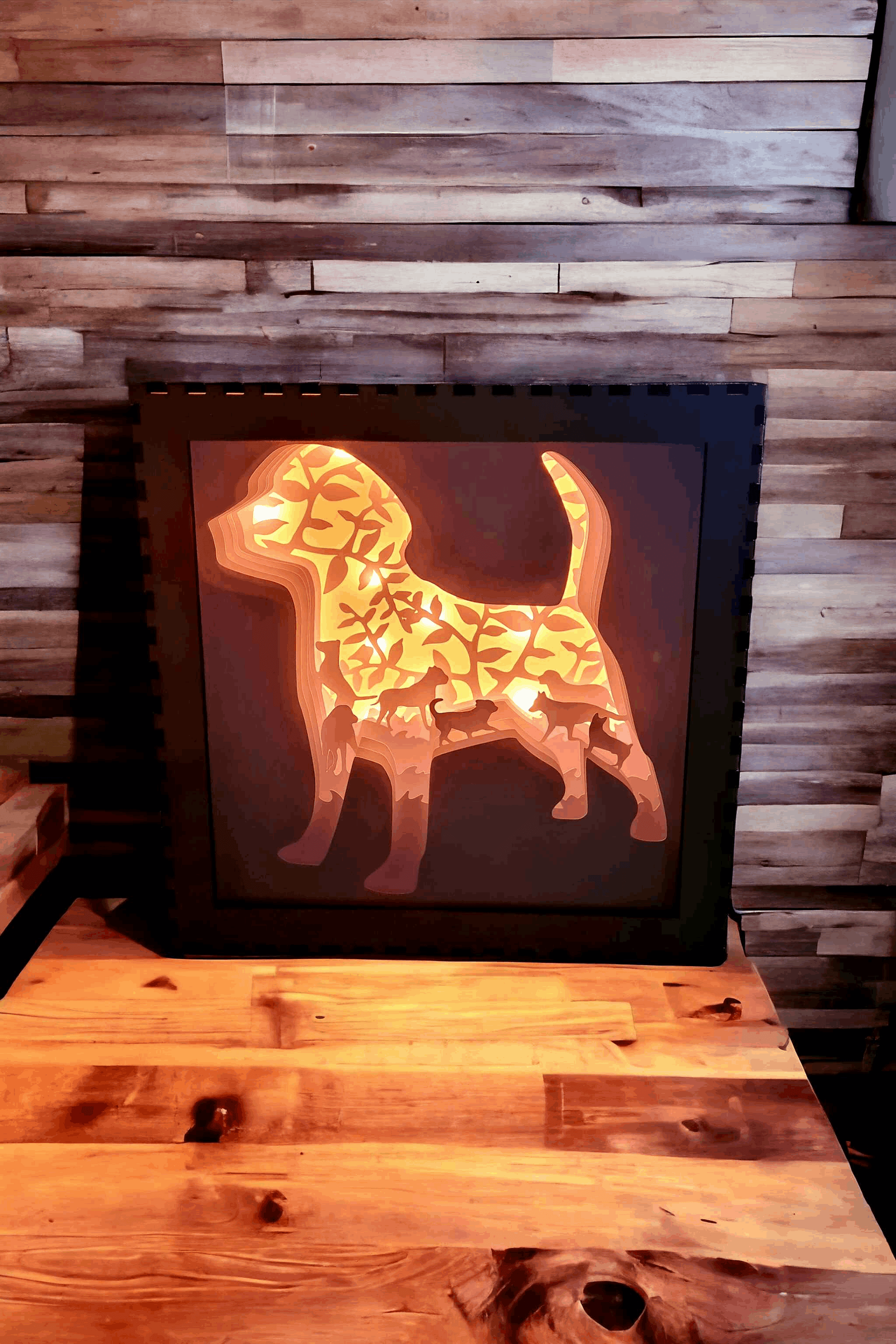 Chien - Fichier Lightbox Chien à télécharger - LIJO CREA