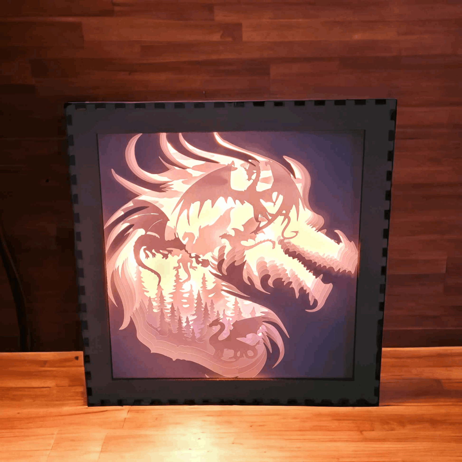 Dragon - Fichier Lightbox Dragon à Télécharger - LIJO CREA