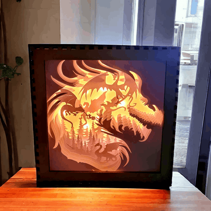 Dragon - Fichier Lightbox Dragon à Télécharger - LIJO CREA