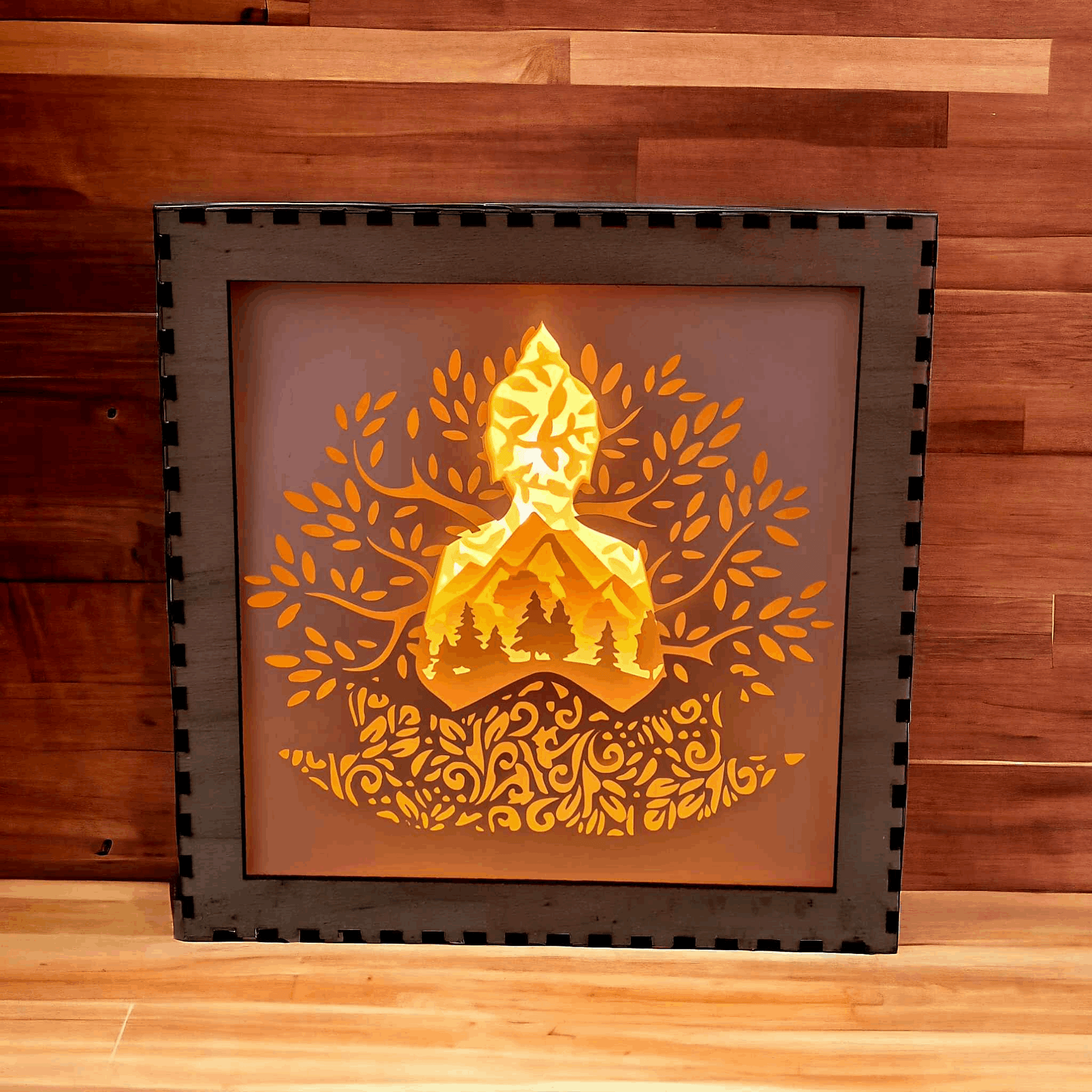 Bouddha - Fichier Lightbox Bouddha pour décoration intérieure - LIJO CREA