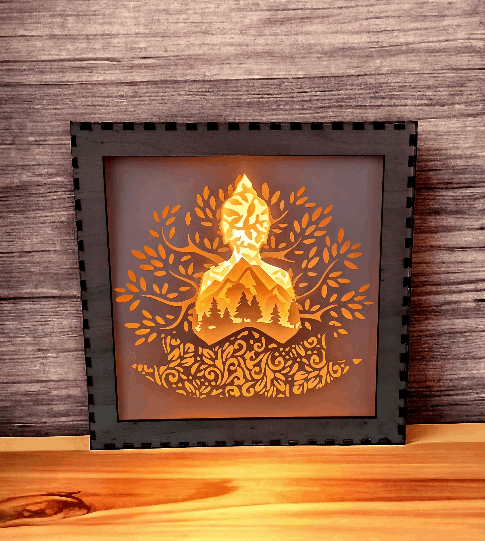 Bouddha - Fichier Lightbox Bouddha pour décoration intérieure - LIJO CREA