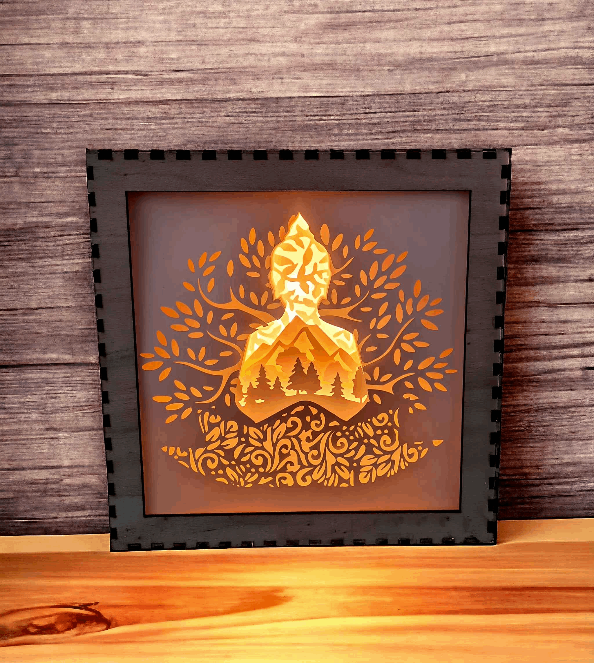 Bouddha - Fichier Lightbox Bouddha pour décoration intérieure - LIJO CREA