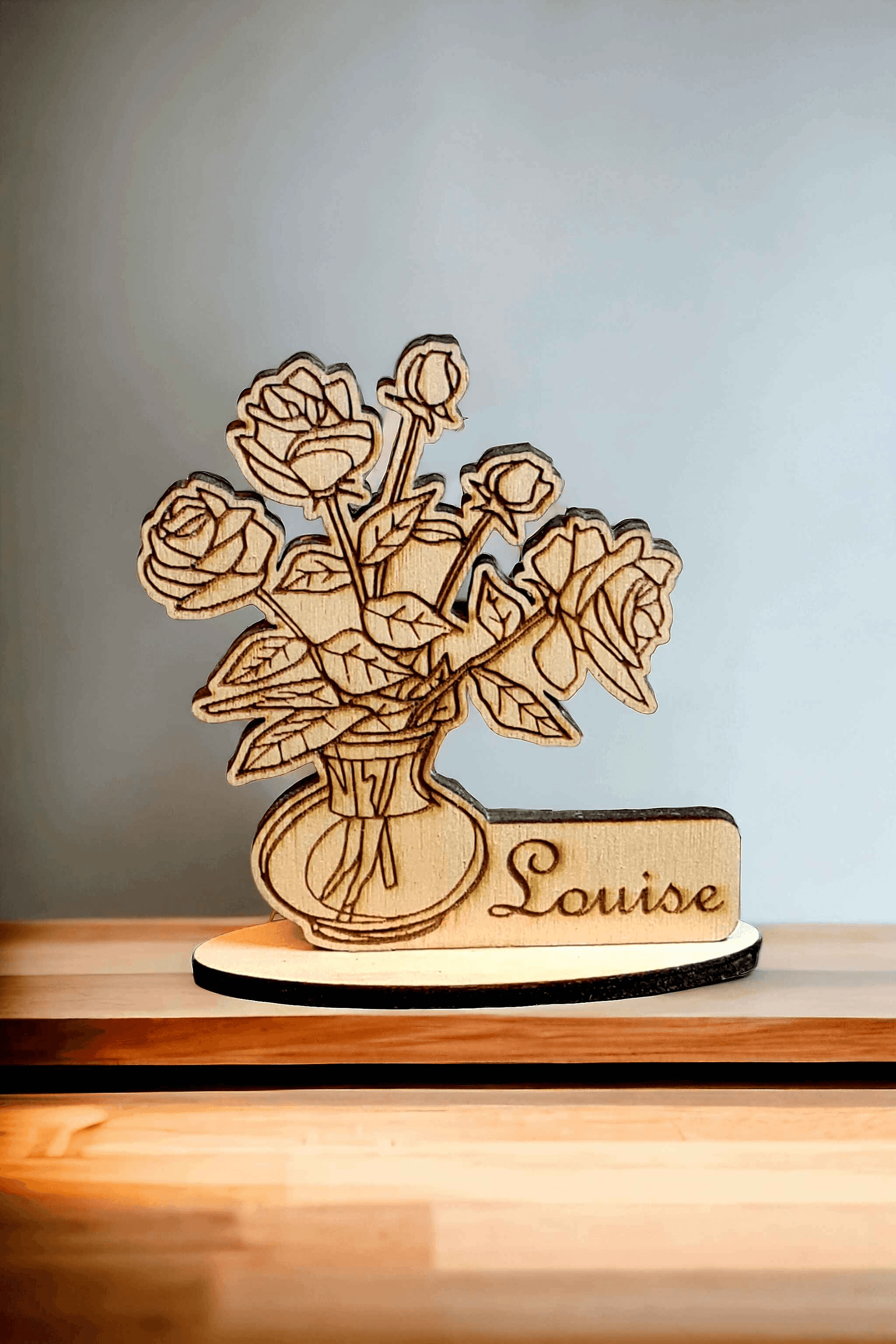 Marque-place fleurs Élégant pour une table chic - LIJO CREA