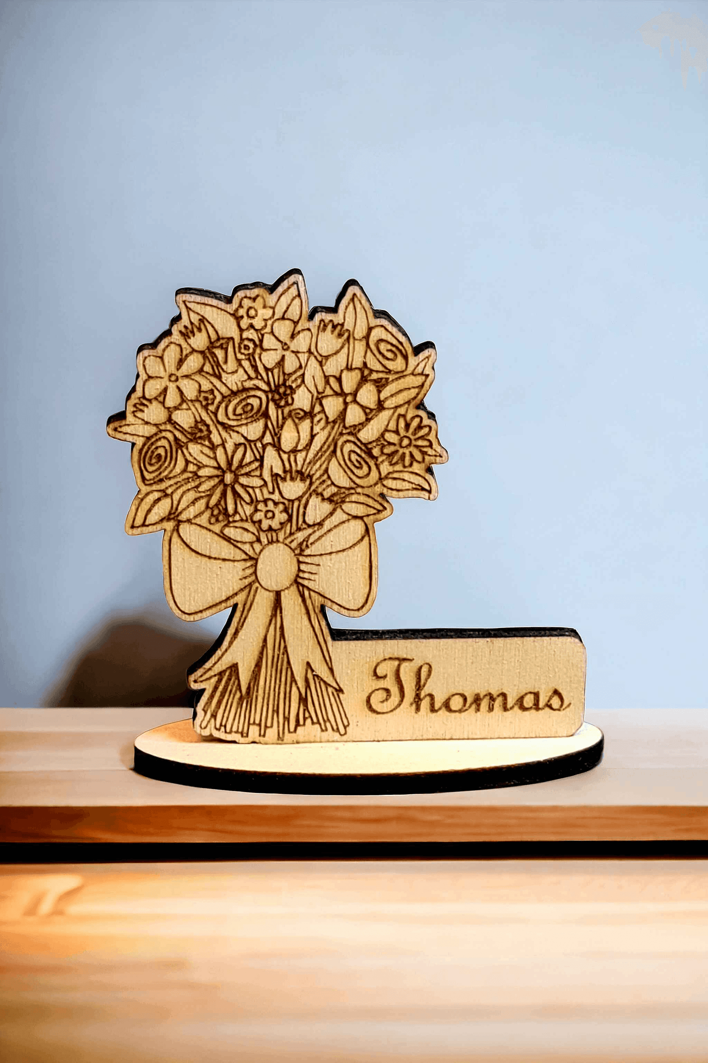 Marque-place fleurs Élégant pour une table chic - LIJO CREA