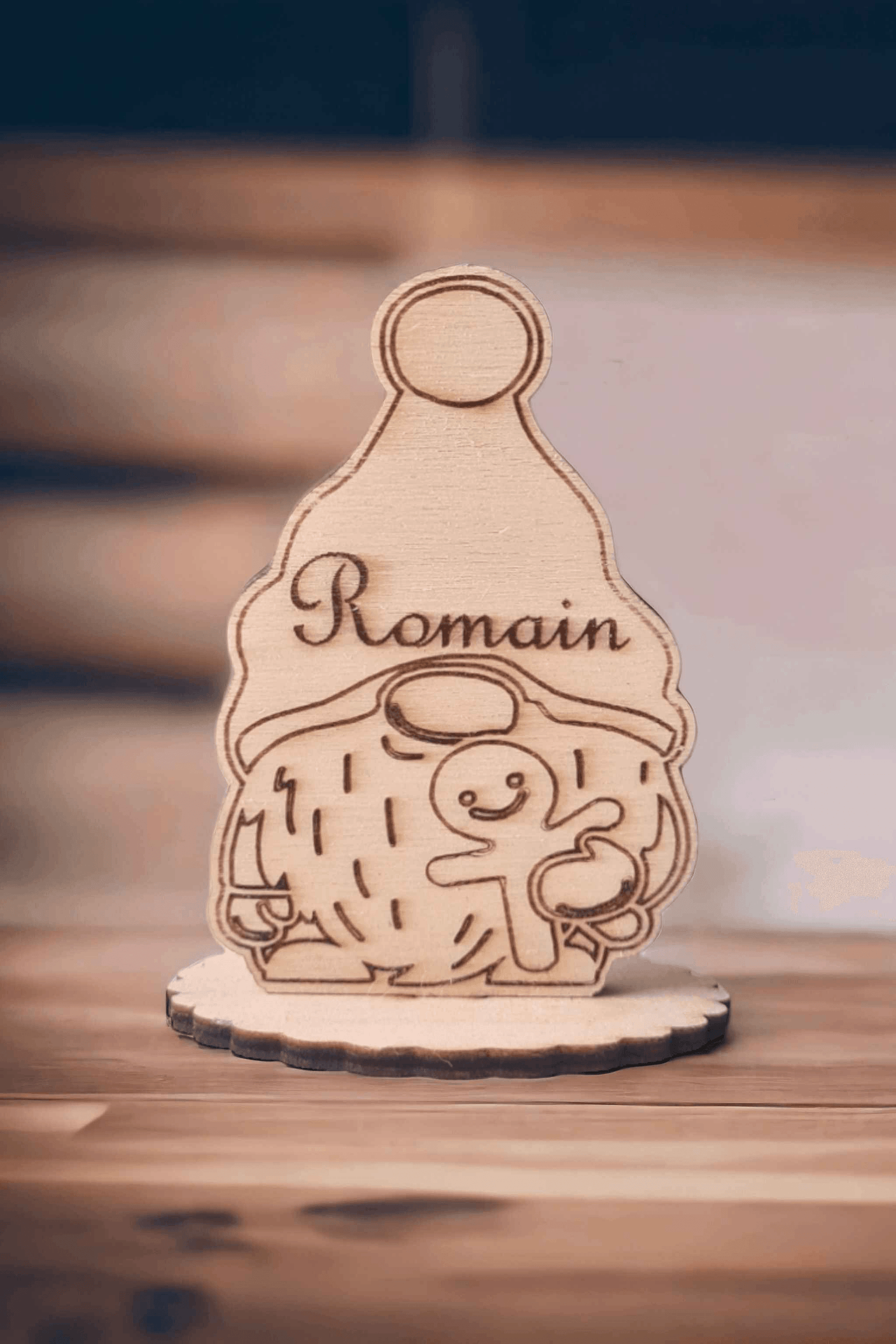 Marque-places gnome Noël pour fêtes de fin d'année - LIJO CREA