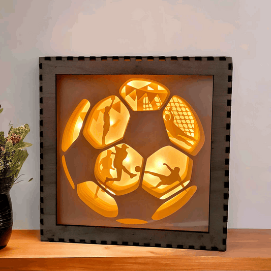 Ballon de Foot - Fichier Lightbox Ballon Foot de Qualité Supérieure - LIJO CREA