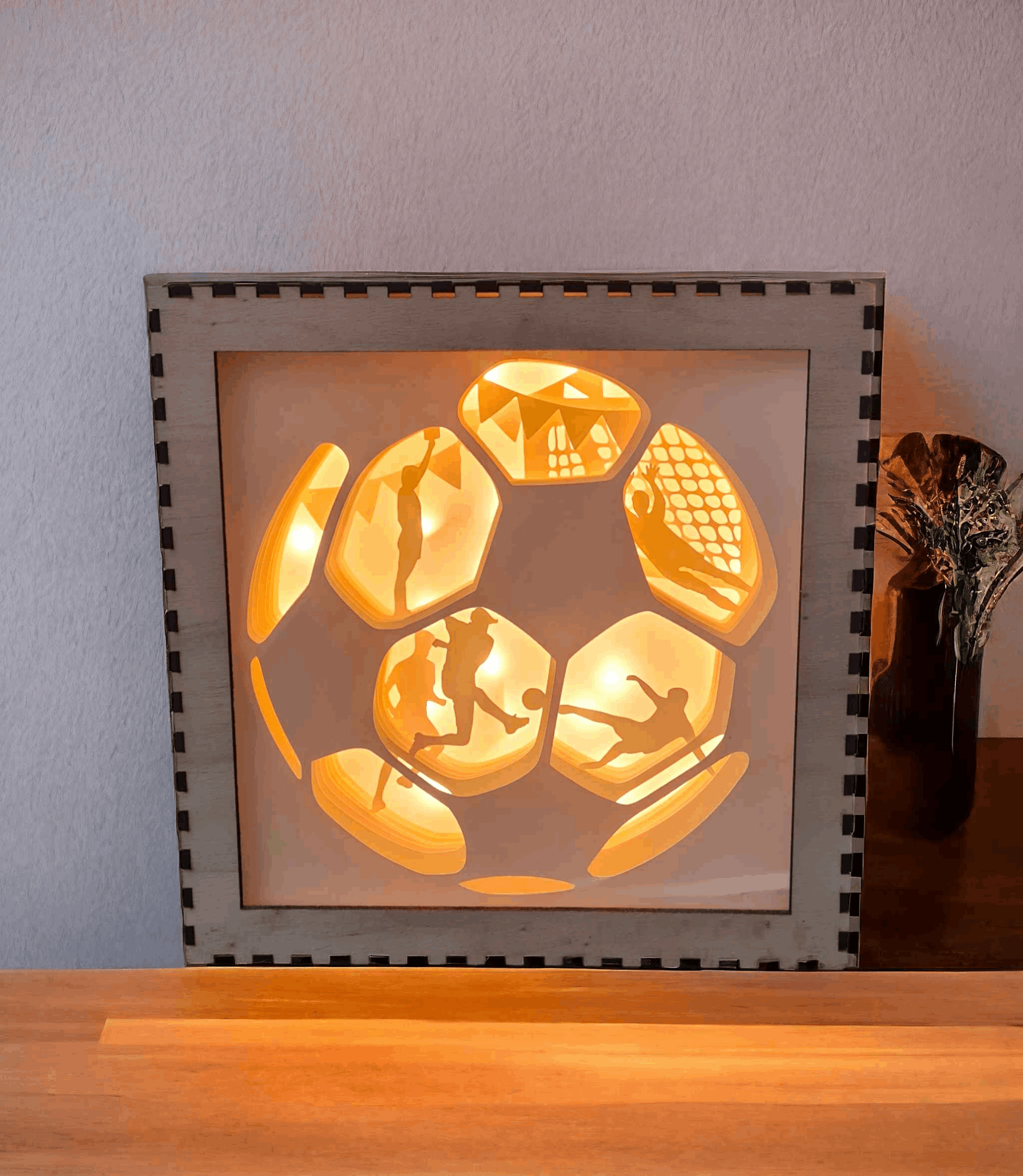 Ballon de Foot - Fichier Lightbox Ballon Foot de Qualité Supérieure - LIJO CREA