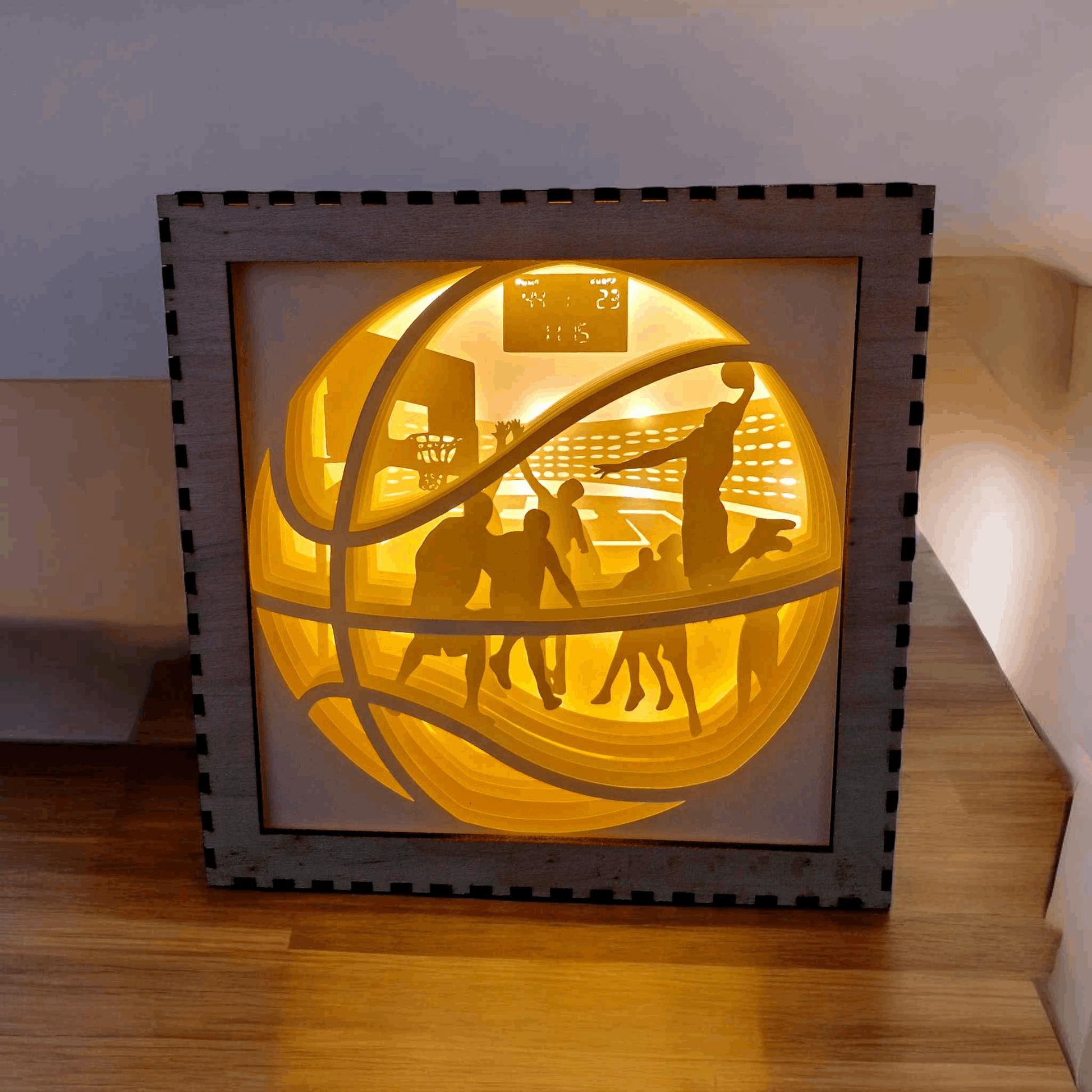 Ballon Basketball - Fichier Lightbox Ballon Basket - LIJO CREA