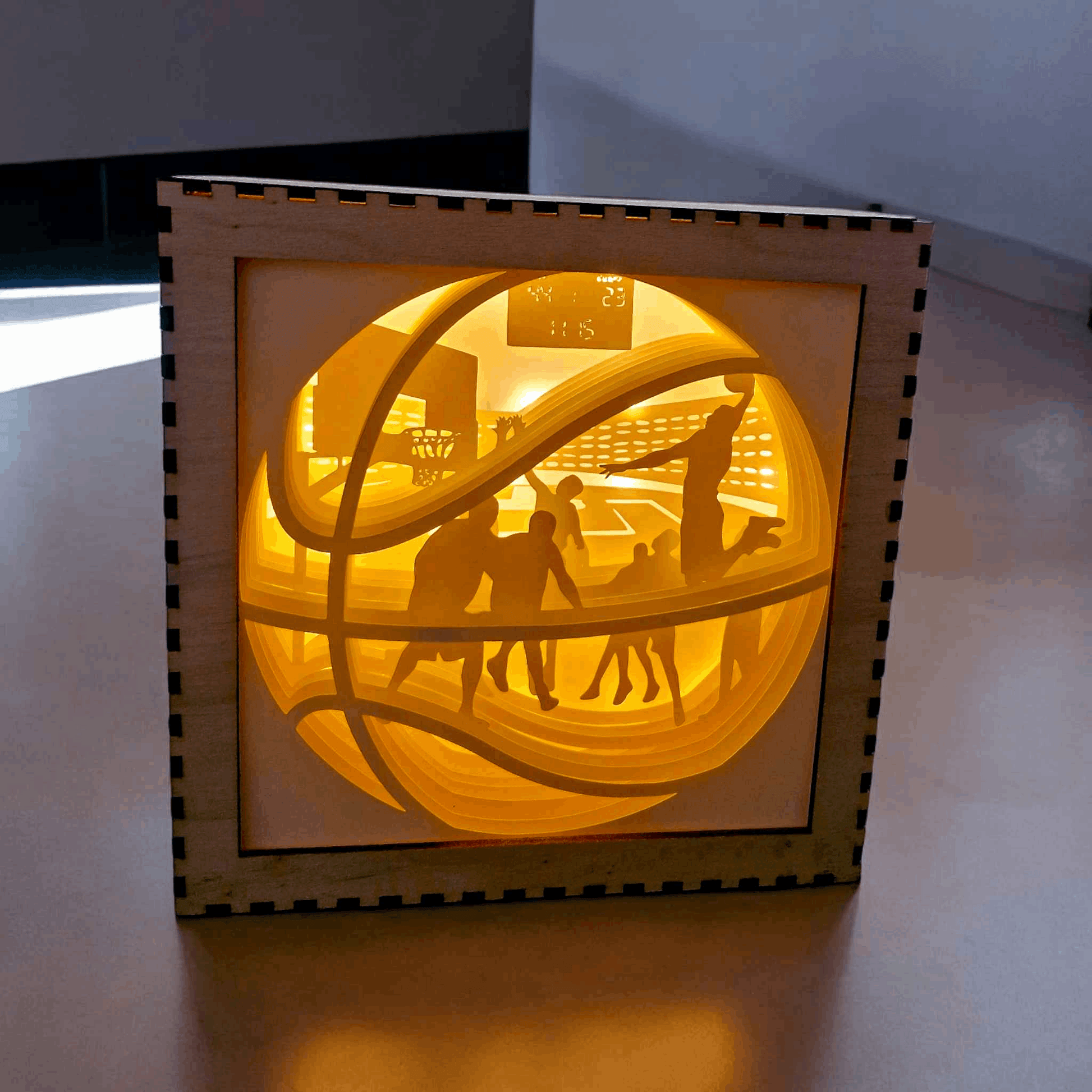 Ballon Basketball - Fichier Lightbox Ballon Basket - LIJO CREA